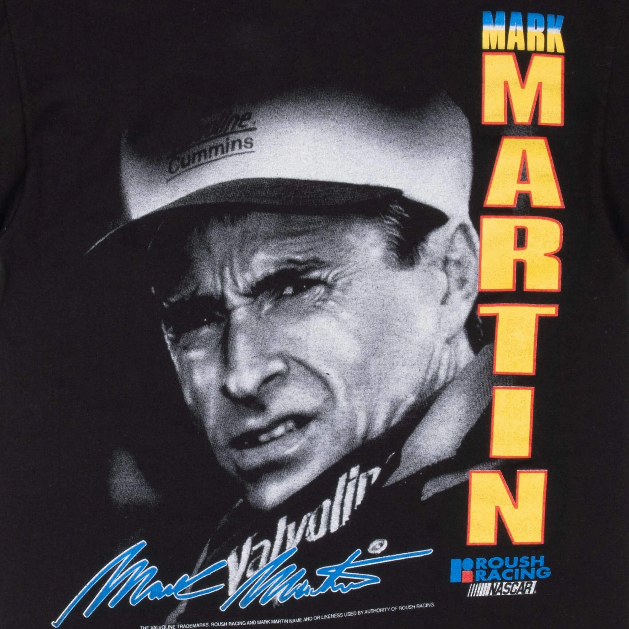 VINTAGE NASCAR MARK MARTIN 1990S TEE SHIRT MEDIUM