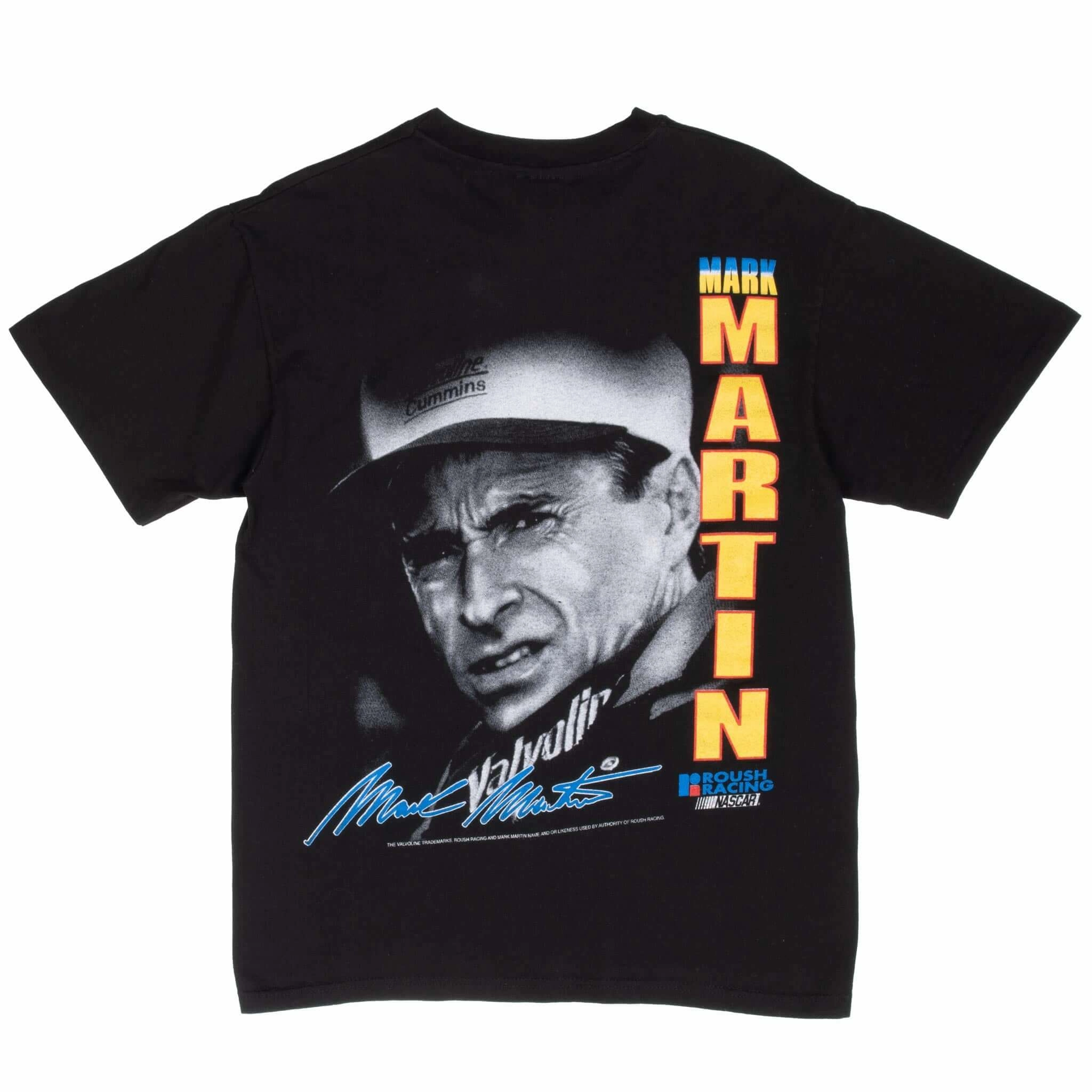 VINTAGE NASCAR MARK MARTIN 1990S TEE SHIRT MEDIUM