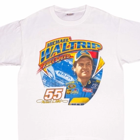 VINTAGE NASCAR MICHAEL WALTRIP 2008 TEE SHIRT SIZE XL