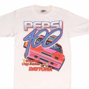 VINTAGE NASCAR PEPSI 400 WINSTON CUP SERIES 1991 TEE SHIRT SMALL MADE IN USA