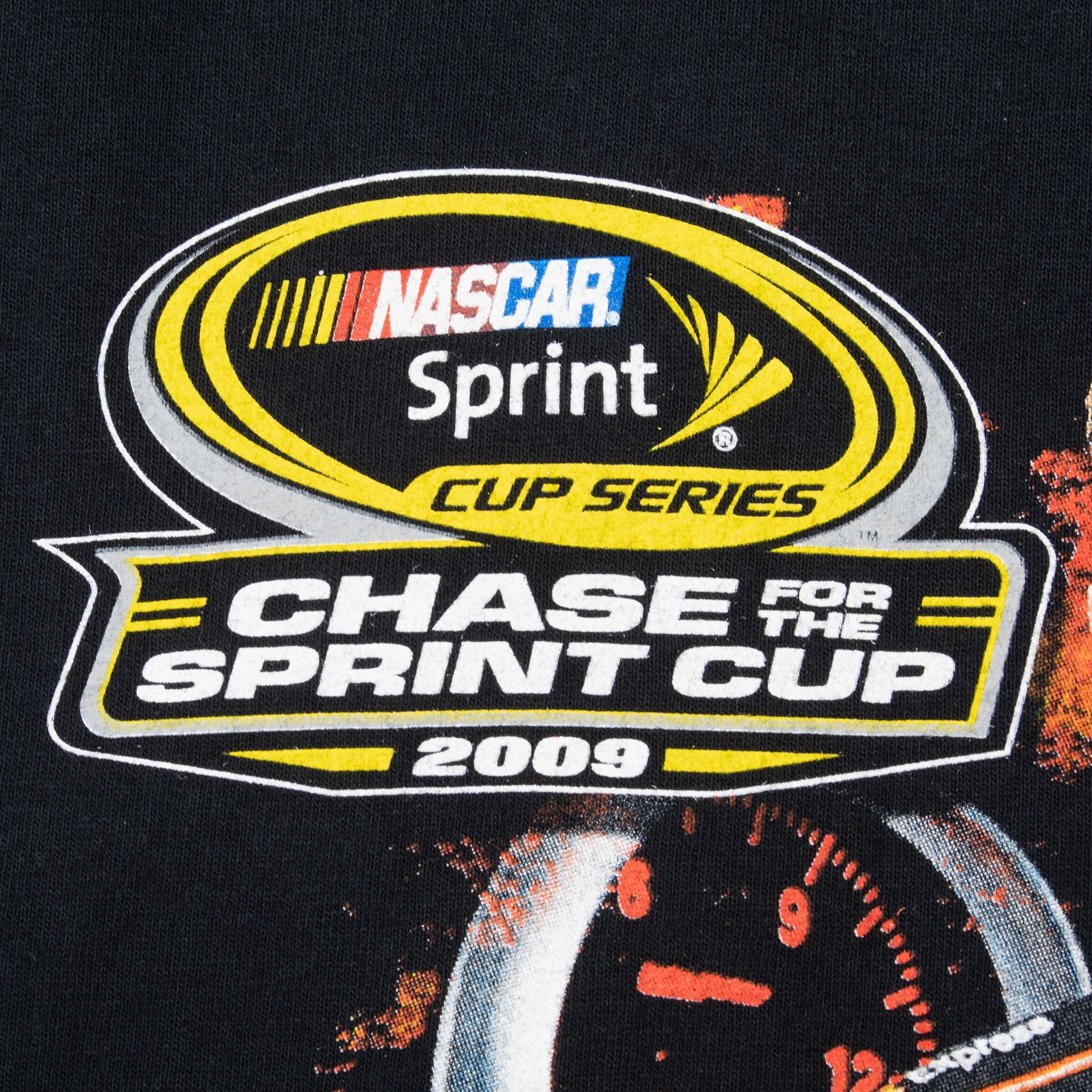 VINTAGE NASCAR RACING DENNY HAMLIN 2008 TEE SHIRT LARGE