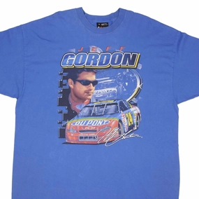 VINTAGE NASCAR RACING JEFF GORDON DUPONT TEE SHIRT 2000 SIZE 2XL