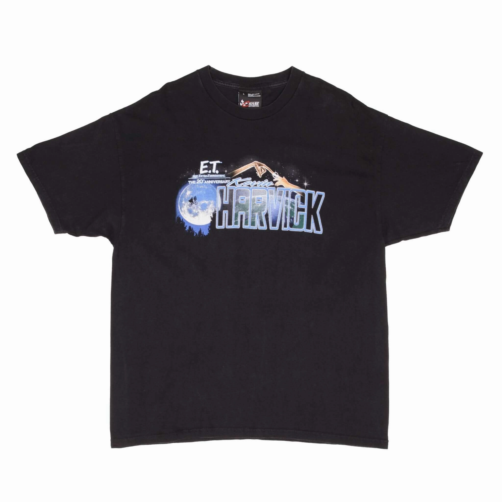 VINTAGE NASCAR RACING KEVIN HARVICK E.T. TEE SHIRT 1990S SIZE LARGE