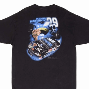 VINTAGE NASCAR RACING KEVIN HARVICK E.T. TEE SHIRT 1990S SIZE LARGE