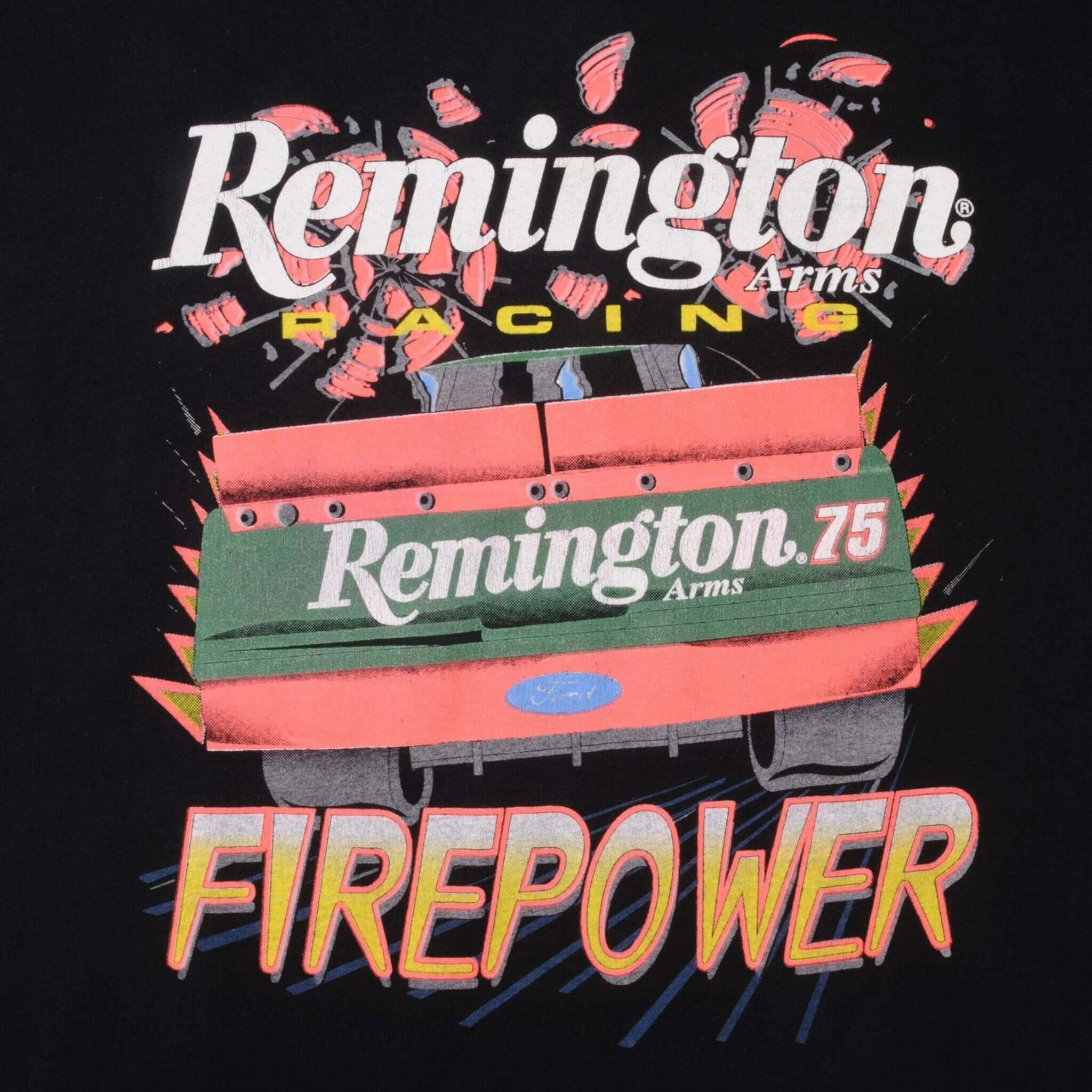 VINTAGE NASCAR RICK MAST REMINGTON TEE SHIRT 1997 SIZE 2XL MADE IN USA