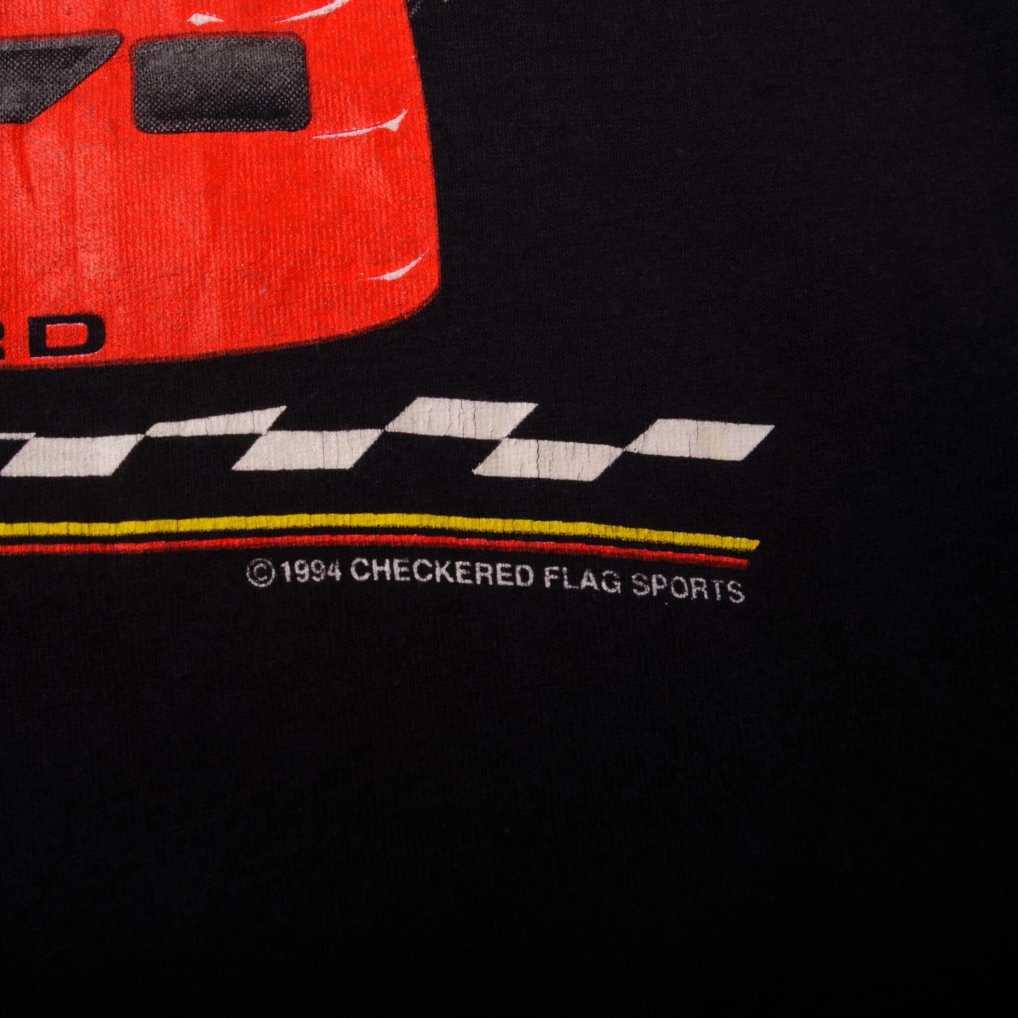 VINTAGE NASCAR RICKY RUDD THUNDERBIRD TEE SHIRT 1994 SIZE LARGE
