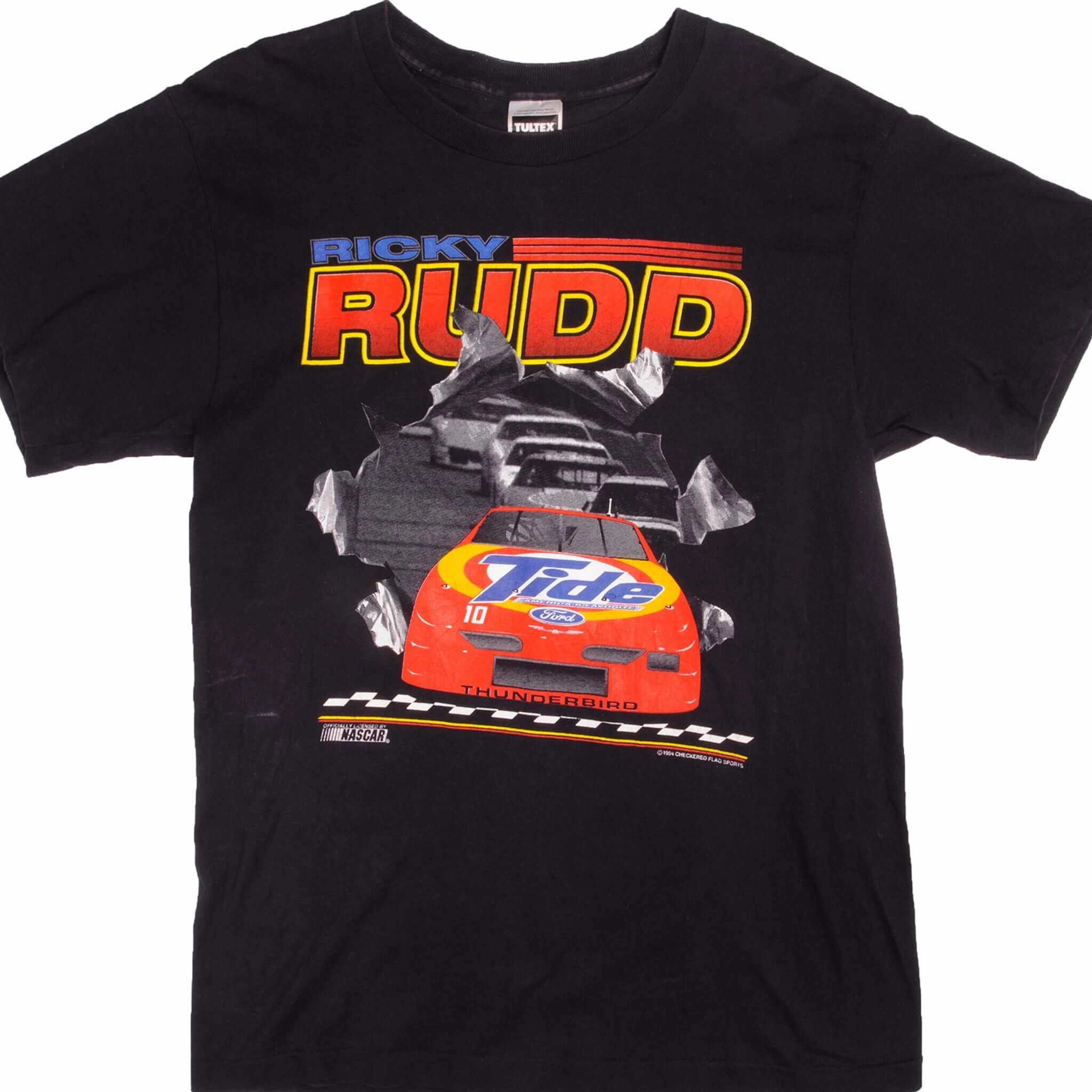 VINTAGE NASCAR RICKY RUDD THUNDERBIRD TEE SHIRT 1994 SIZE LARGE