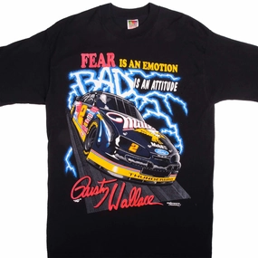 VINTAGE NASCAR RUSTY WALLACE 1995 TEE SHIRT SIZE LARGE