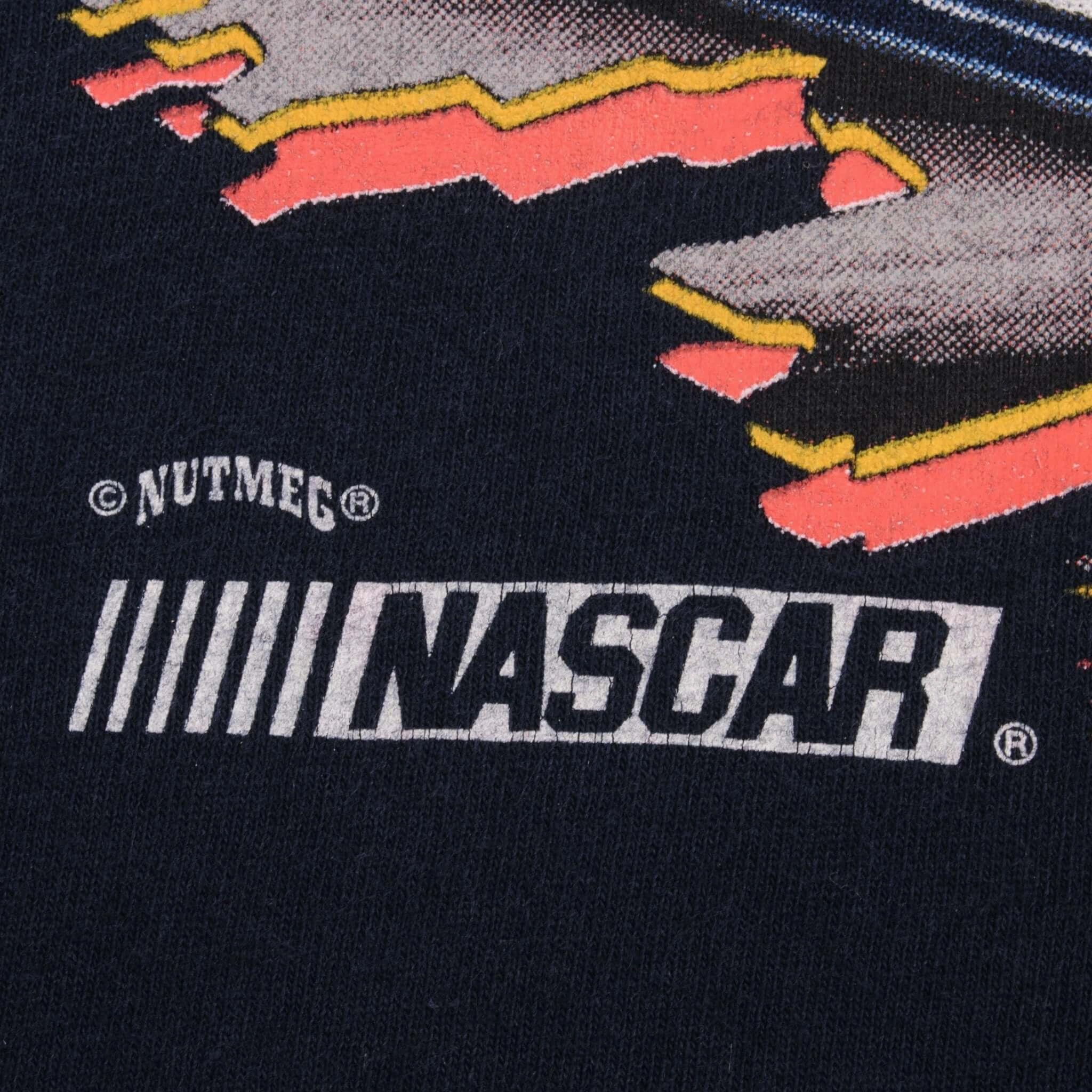 VINTAGE NASCAR RUSTY WALLACE MILLER LITE 1990S TEE SHIRT SIZE LARGE