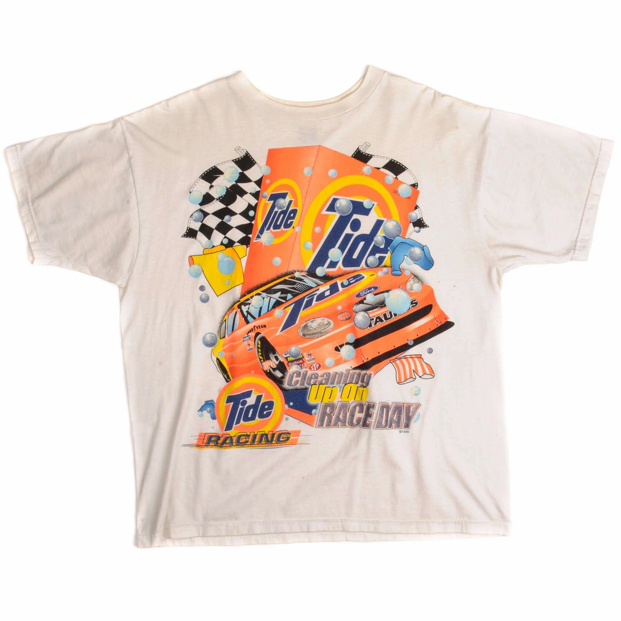 VINTAGE NASCAR TIDE RACING TEE SHIRT 1999 SIZE LARGE