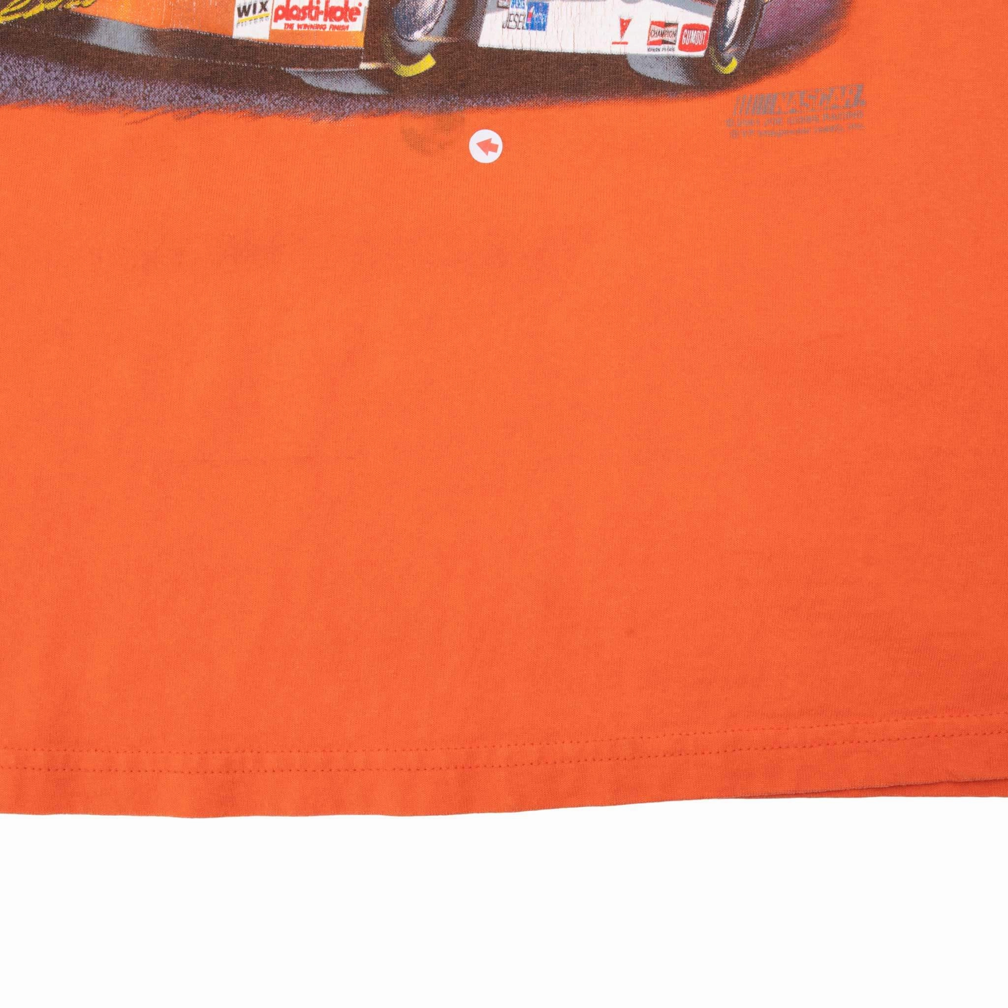 VINTAGE NASCAR TONY STEWART RUSHVILLE ROCKET 2001 TEE SHIRT XL