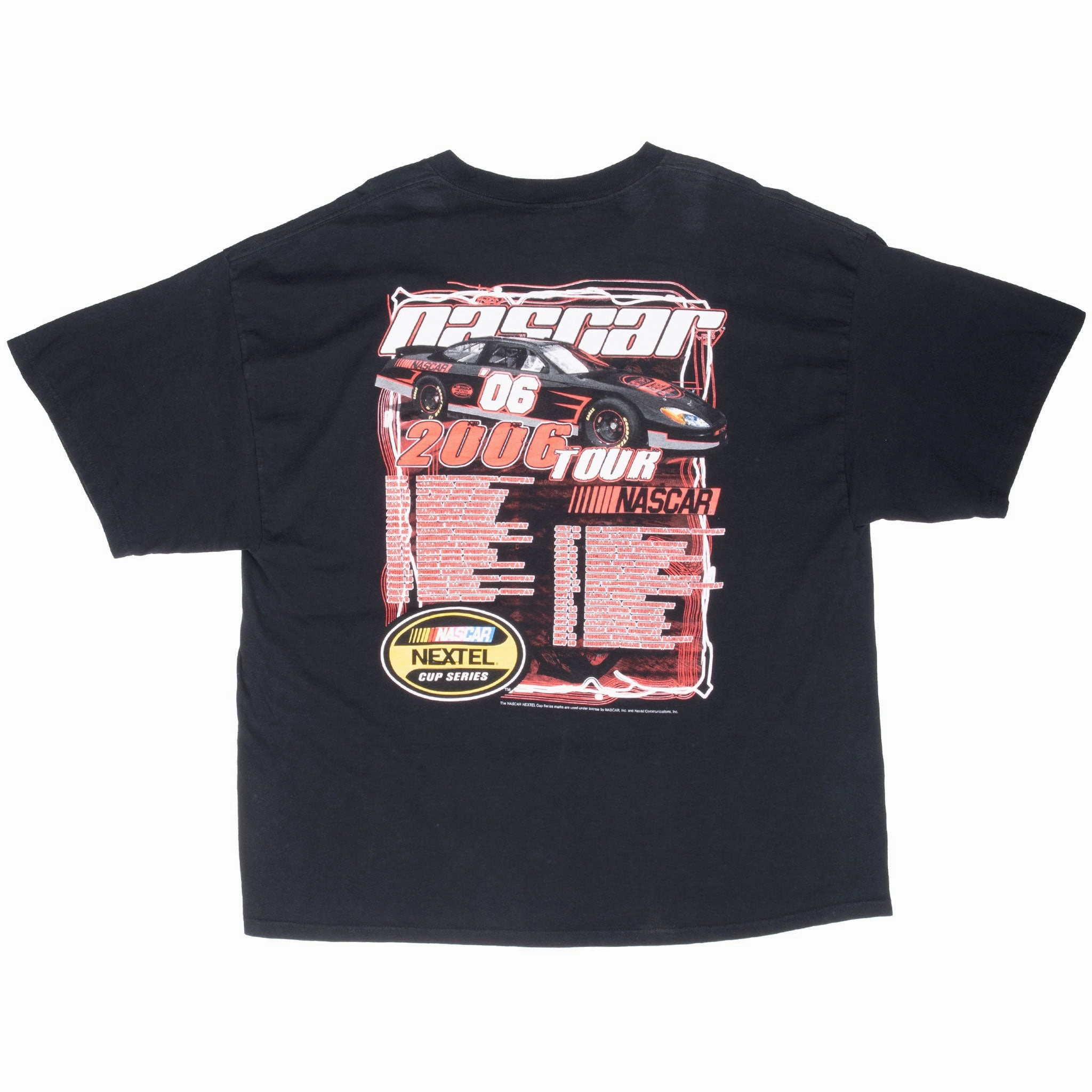 VINTAGE NASCAR TOUR 2006 TEE SHIRT 2XL