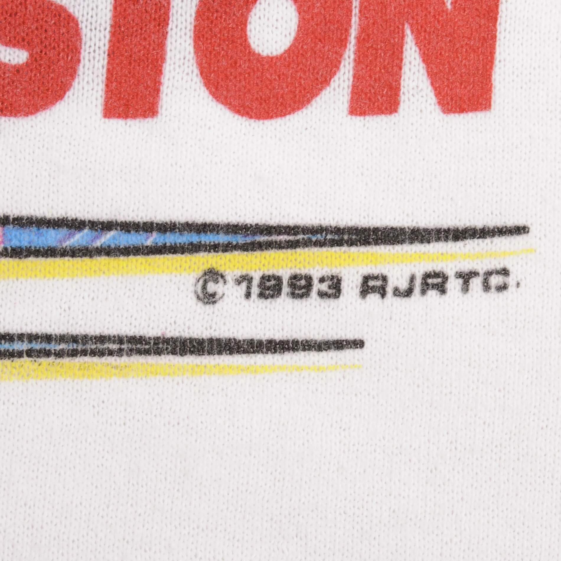 VINTAGE NASCAR WINSTON CUP 1993 DAYTONA TO ATLANTA TEE SHIRT XL MADE IN USA