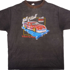 VINTAGE NASCAR WINSTON CUP CHAMPION BILL ELLIOTT 1988 TEE SHIRT XL MADE IN USA