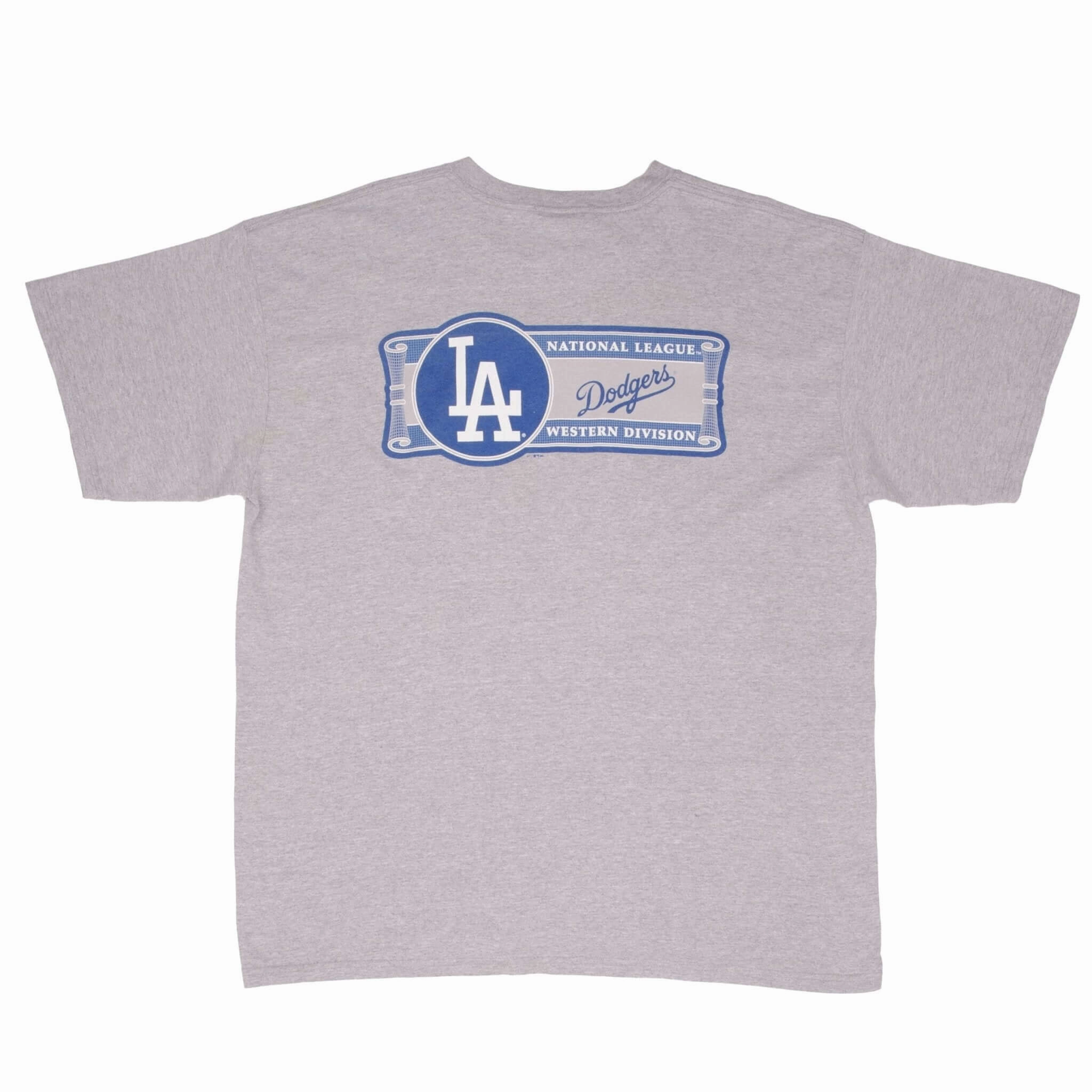 VINTAGE NIKE CENTER SWOOSH MLB LOS ANGELES DODGERS TEE SHIRT 2002 SIZE XL