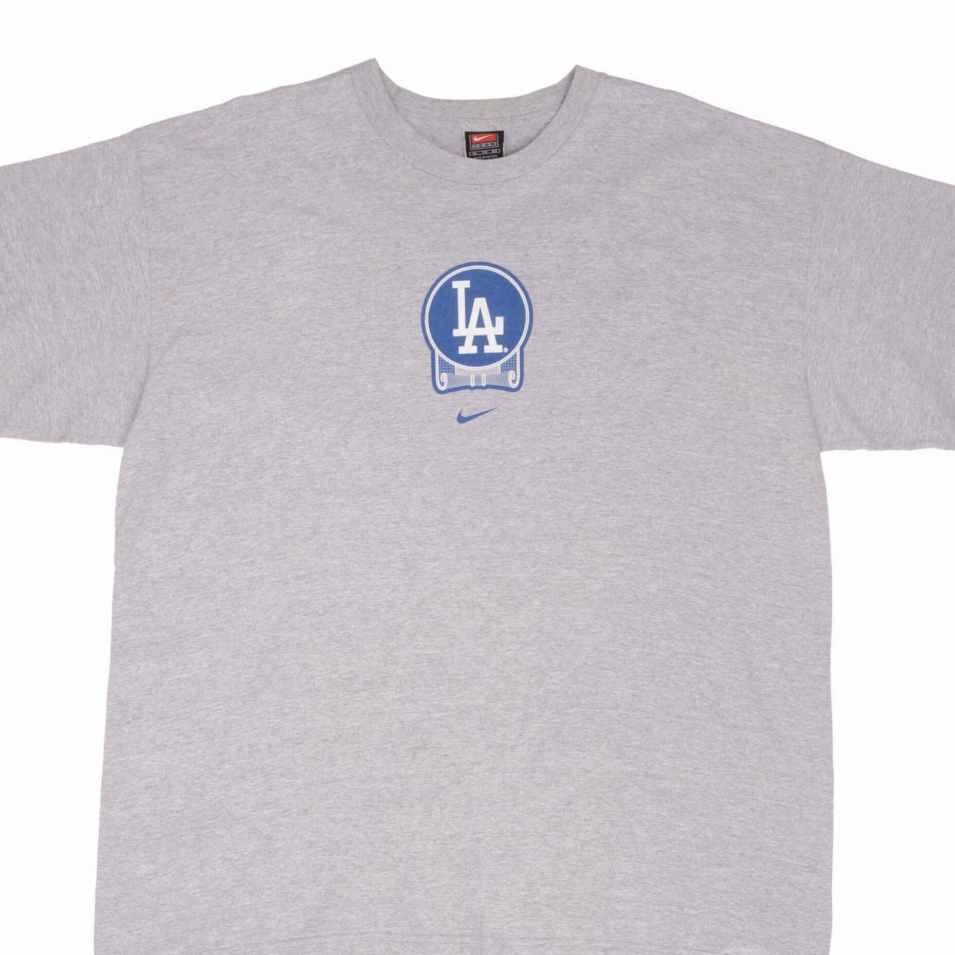 VINTAGE NIKE CENTER SWOOSH MLB LOS ANGELES DODGERS TEE SHIRT 2002 SIZE XL