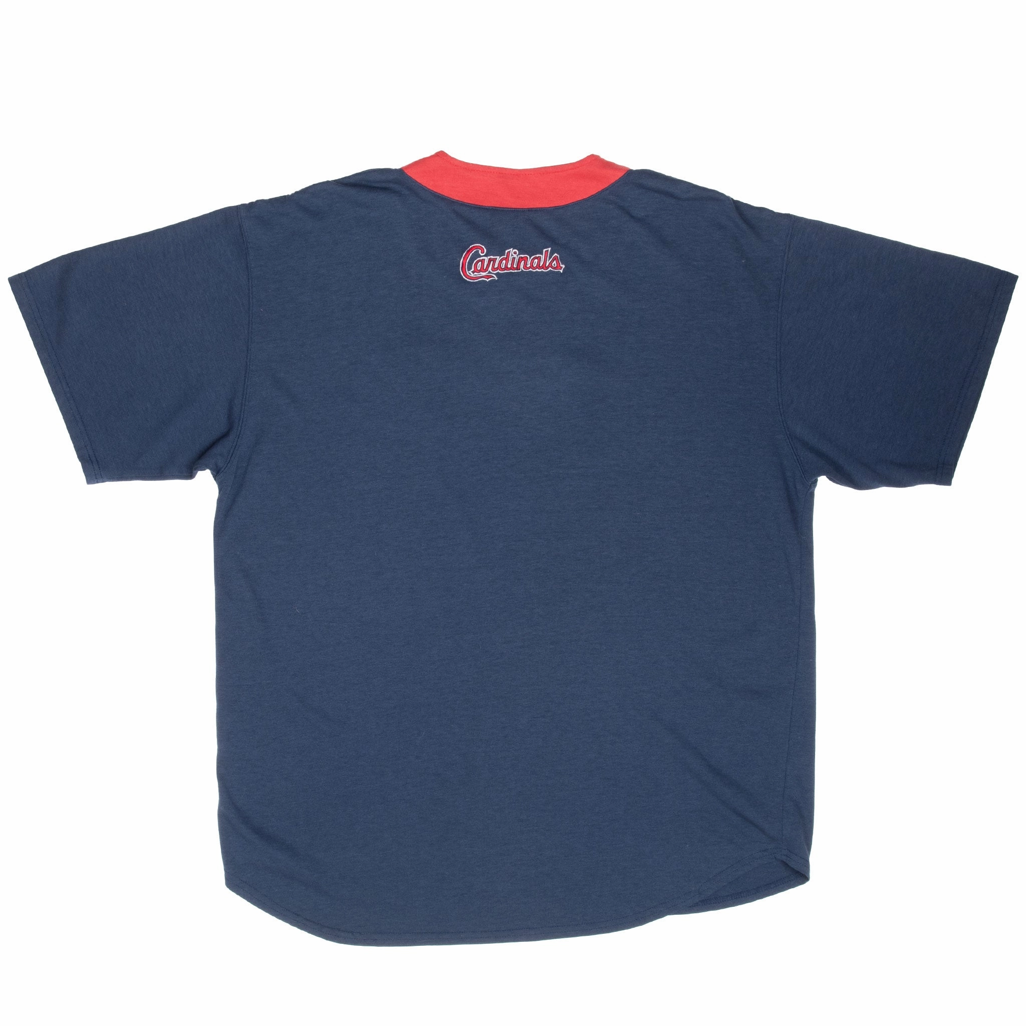 VINTAGE NIKE MLB ST LOUIS CARDINALS HENLEY TEE SHIRT 1990S LARGE
