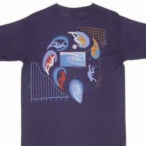 VINTAGE OCEAN PACIFIC SURFING TEE SHIRT SIZE MEDIUM MADE IN USA
