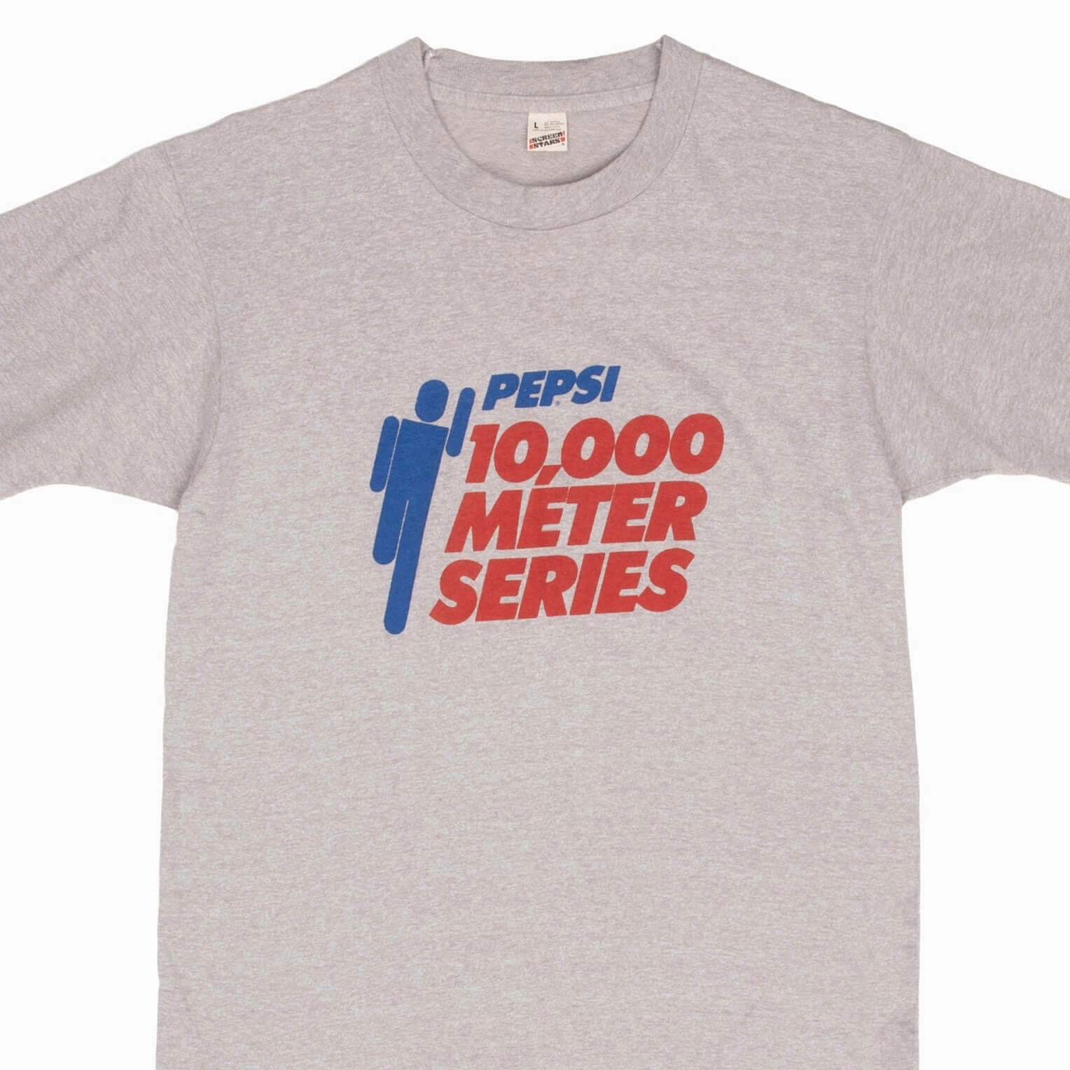 VINTAGE PEPSI COLA 10,000 METER SERIES TEE SHIRT 1980S SIZE SMALL MADE IN USA