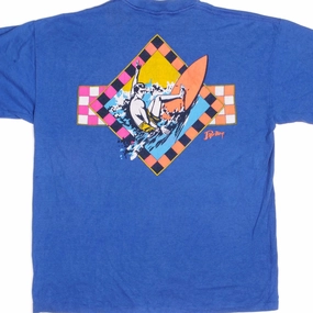 VINTAGE PIPELINE SURF TEE SHIRT SIZE LARGE MADE IN USA 1980s