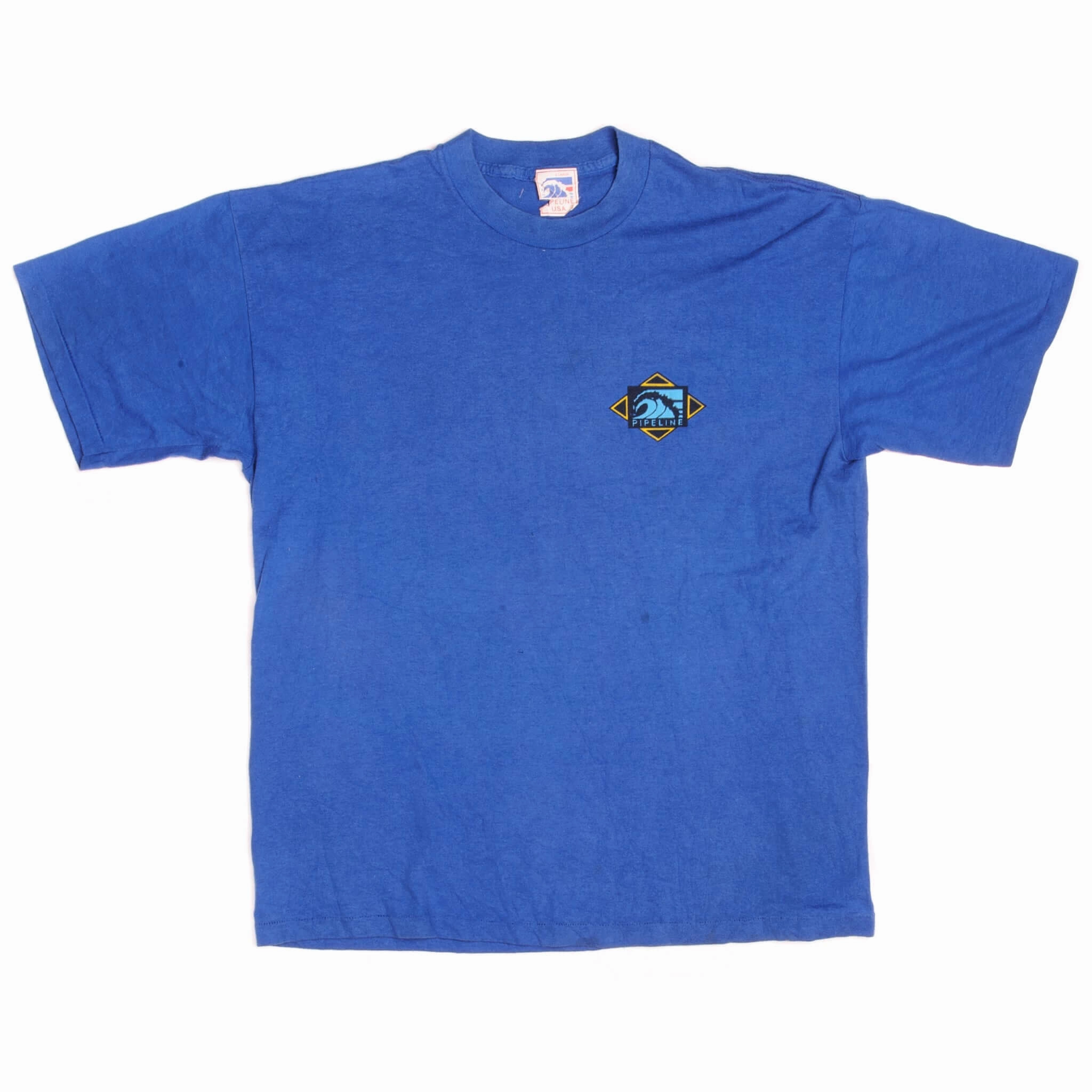 VINTAGE PIPELINE SURF TEE SHIRT SIZE LARGE MADE IN USA 1980s