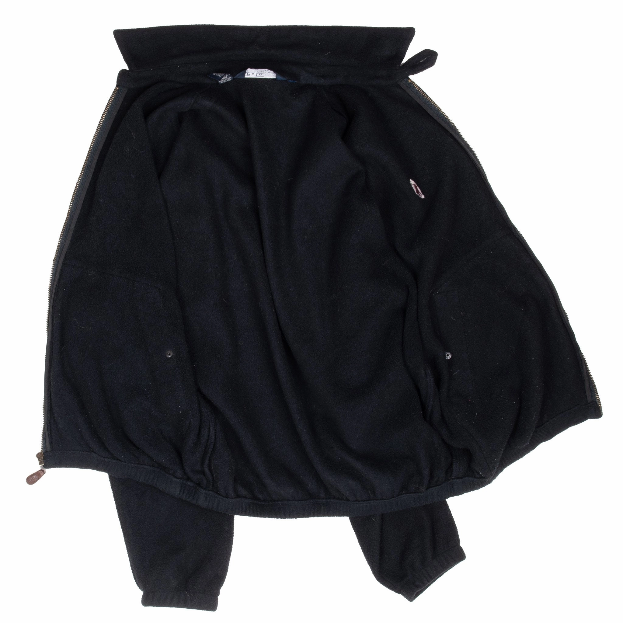 VINTAGE POLO RALPH LAUREN BLACK FLEECE GOLF JACKET 1990S SMALL MADE IN USA
