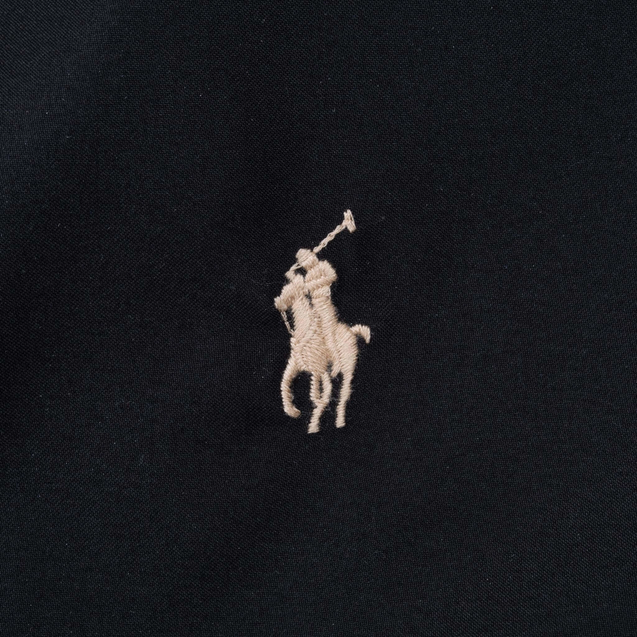 VINTAGE POLO RALPH LAUREN BLACK HARRINGTON GOLF JACKET LARGE