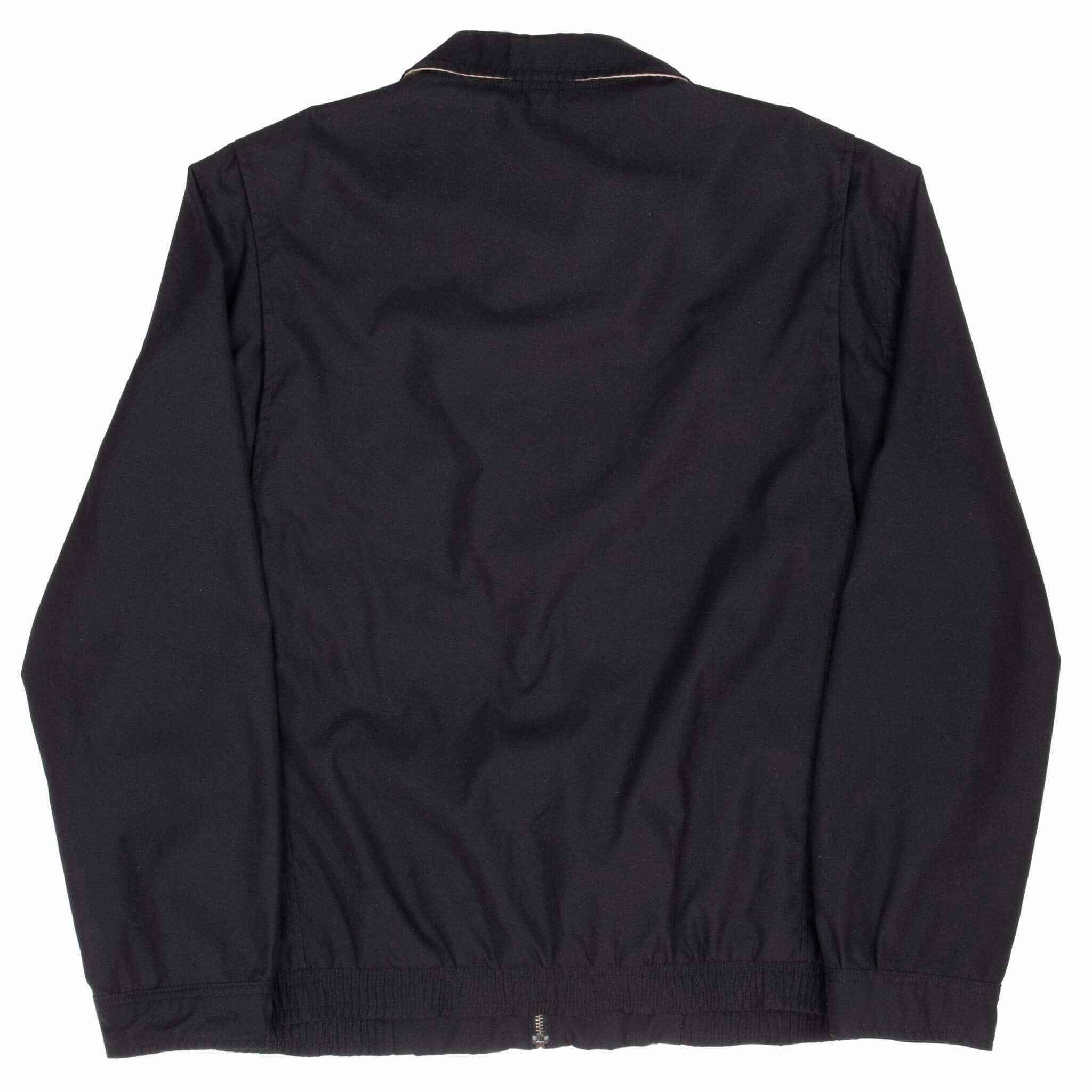VINTAGE POLO RALPH LAUREN BLACK HARRINGTON GOLF JACKET LARGE