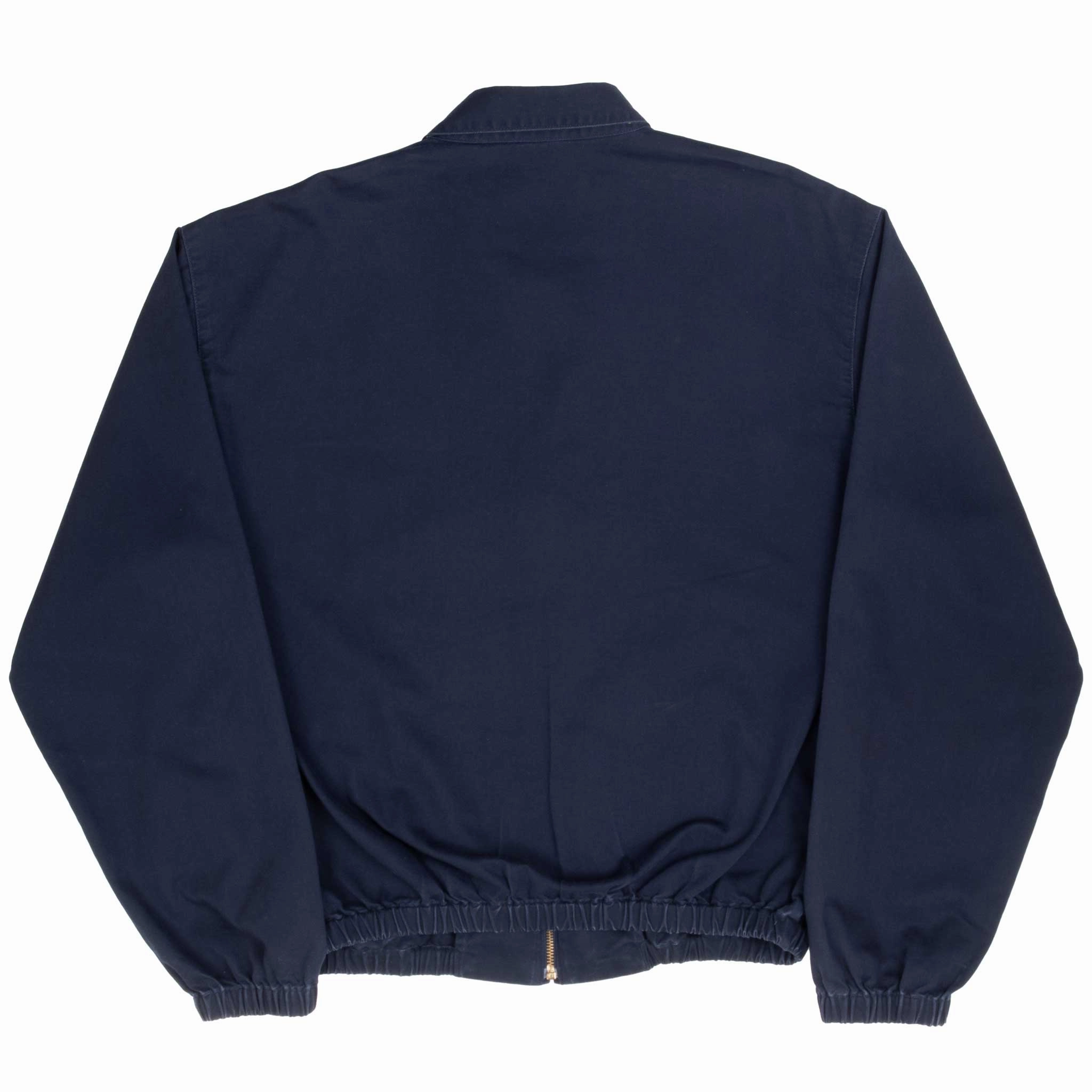 VINTAGE POLO RALPH LAUREN BLUE HARRINGTON GOLF JACKET 1990S LARGE MADE IN USA