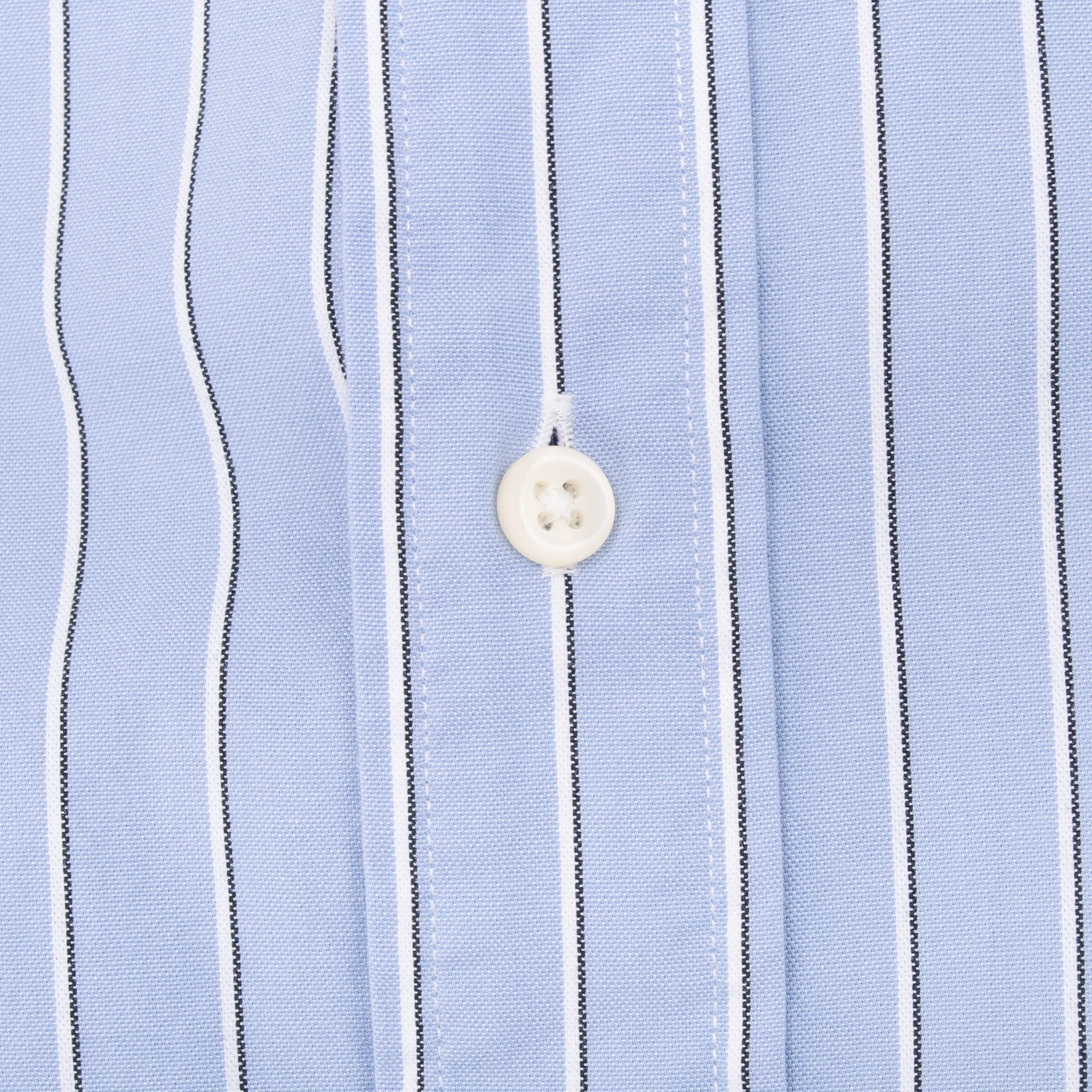 VINTAGE POLO RALPH LAUREN BLUE STRIPED SHIRT 1990S LARGE