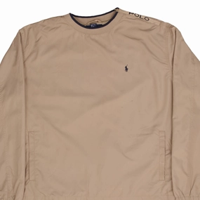 VINTAGE POLO RALPH LAUREN GOLF WINDBREAKER PULLOVER JACKET 1990S SIZE LARGE