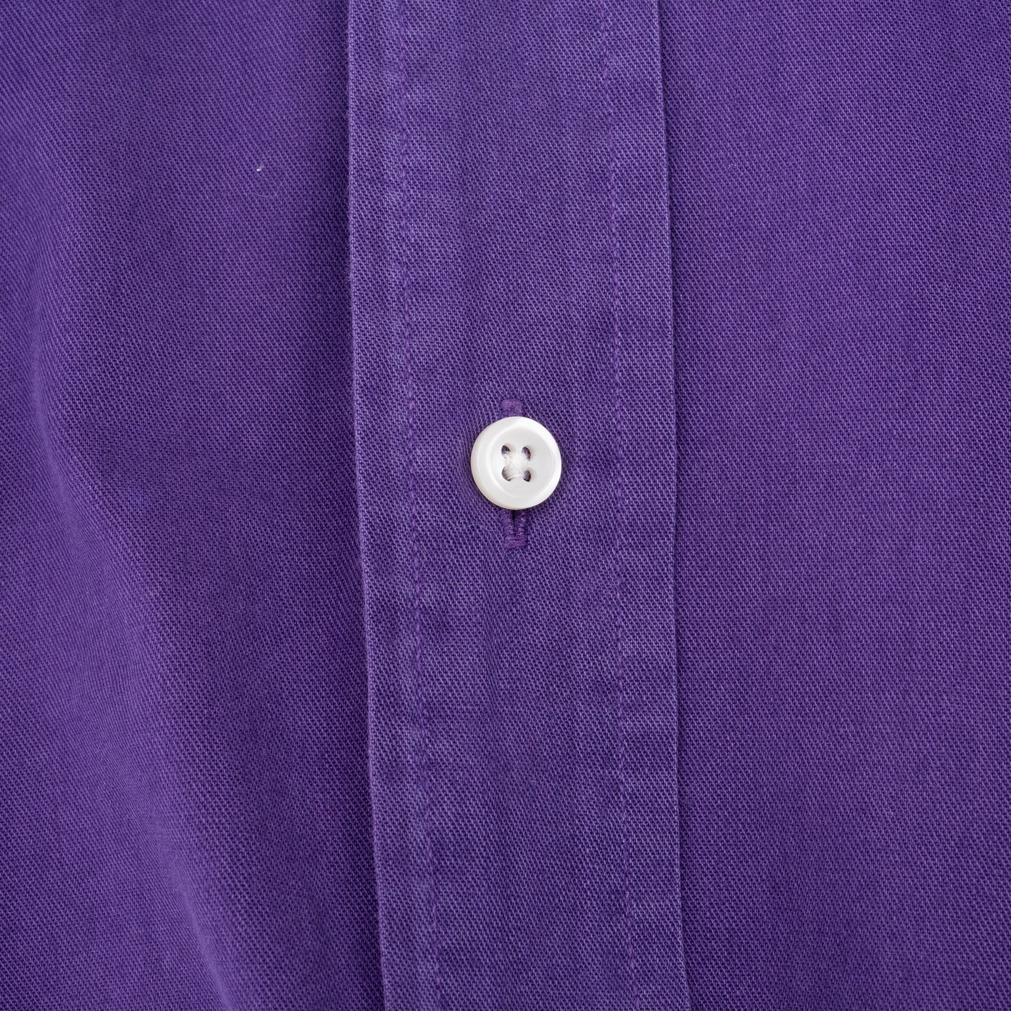 VINTAGE POLO RALPH LAUREN PURPLE SHIRT 1990S LARGE