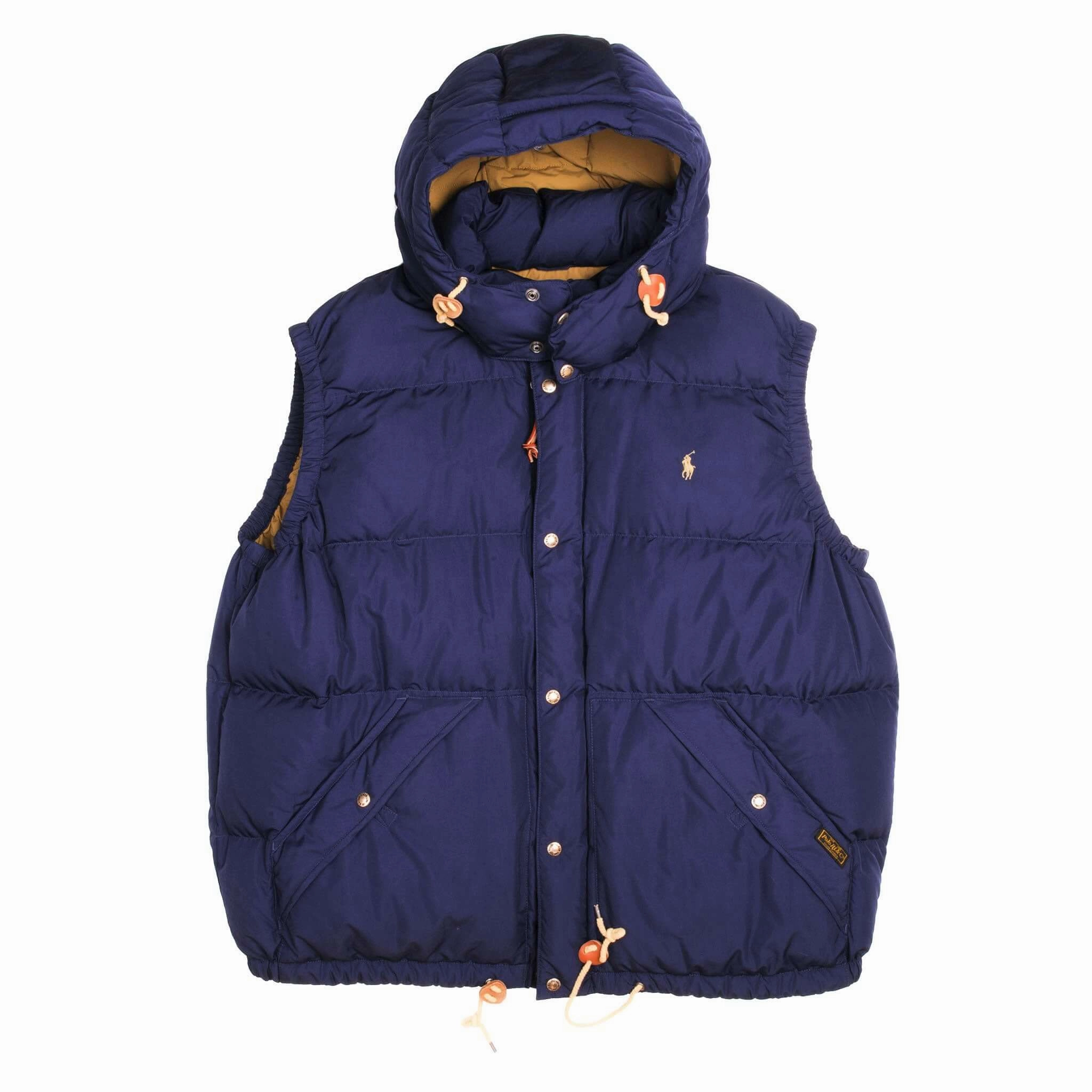 VINTAGE POLO RALPH LAUREN SLEEVELESS PUFFER JACKET SIZE 3XL 3XB