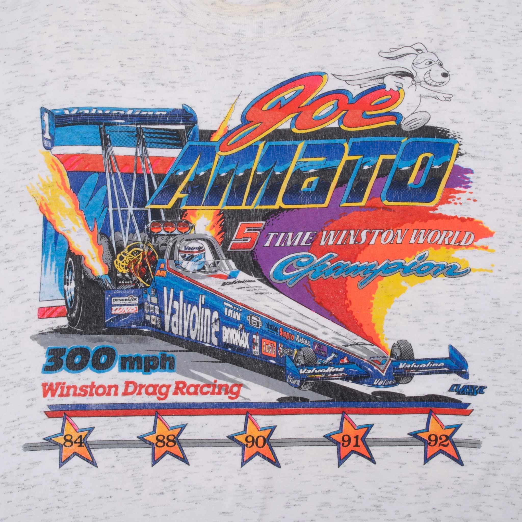 VINTAGE RACING NHRA DRAG RACING JOE AMATO 1992 TEE SHIRT XL MADE IN USA