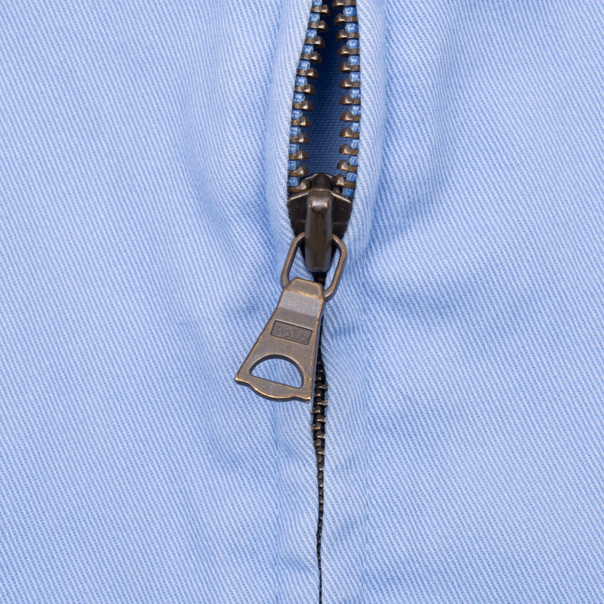 VINTAGE RALPH LAUREN BLUE HARRINGTON GOLF JACKET 1990S LARGE
