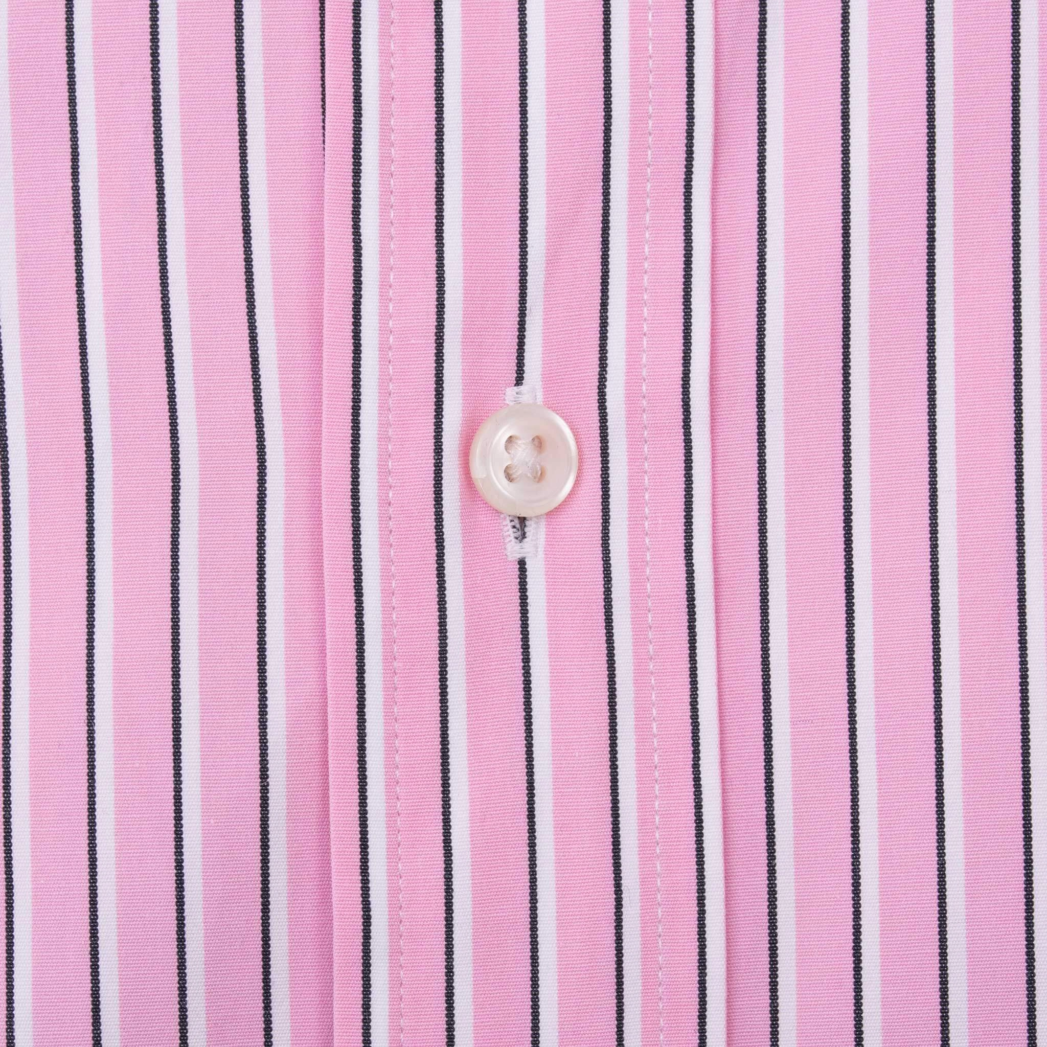 VINTAGE RALPH LAUREN PINK STRIPED SHIRT 1990S XL