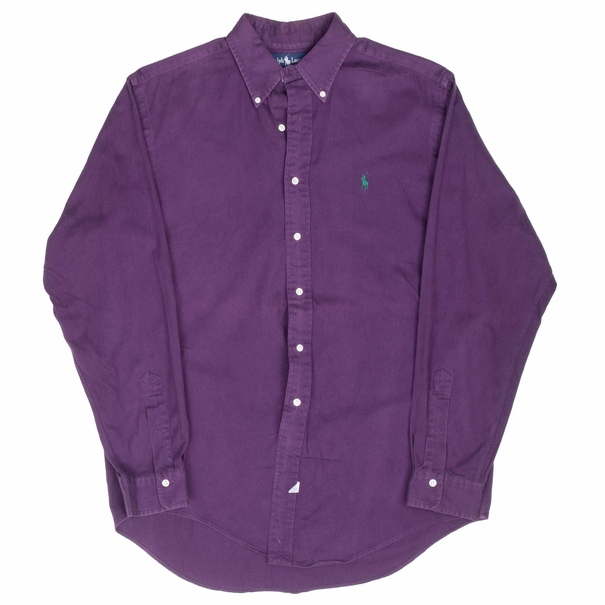 VINTAGE RALPH LAUREN PURPLE SHIRT 1990S SIZE LARGE