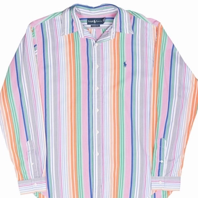 VINTAGE RALPH LAUREN STRIPED SHIRT 1990S XL