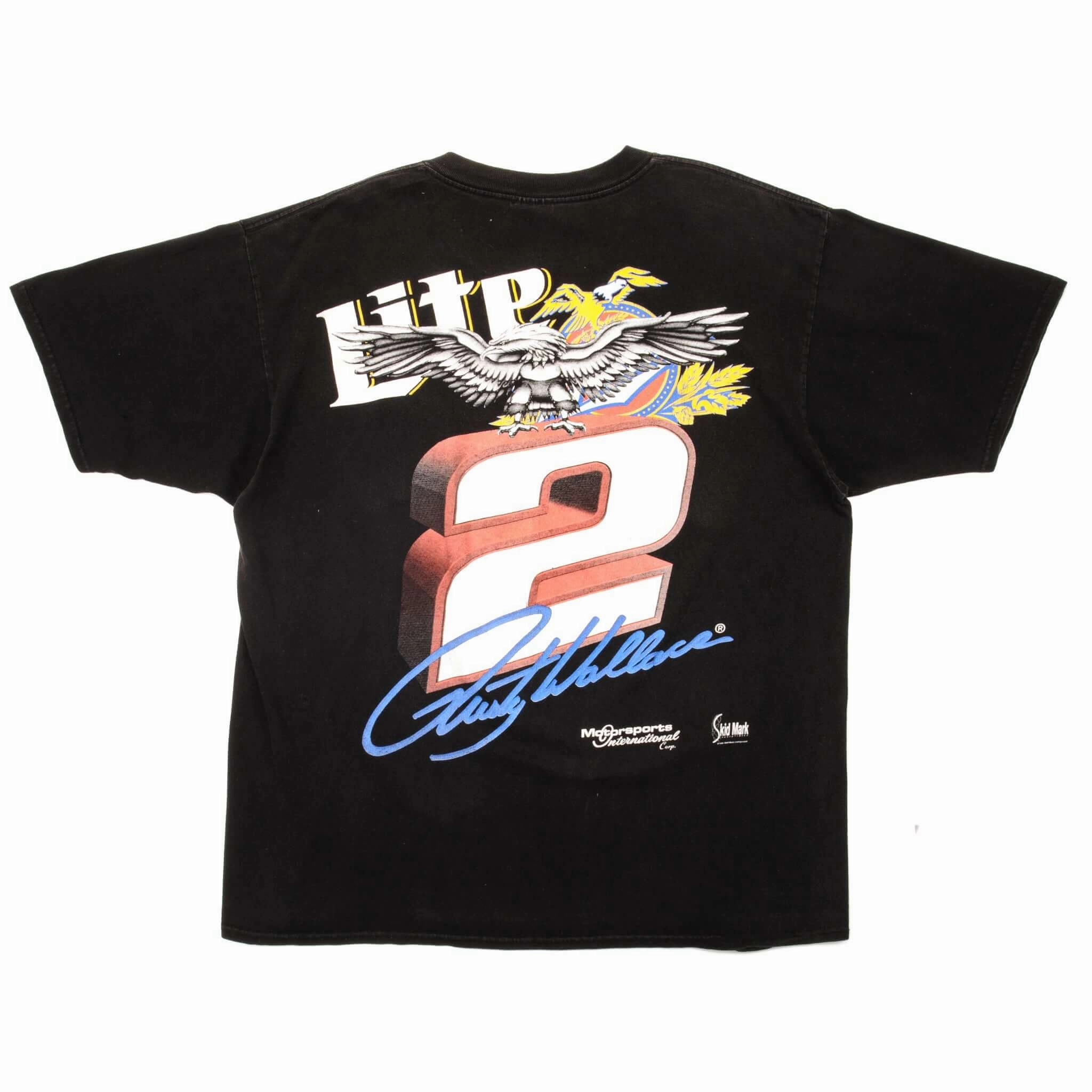 VINTAGE RUSTY WALLACE TEE SHIRT SIZE XL