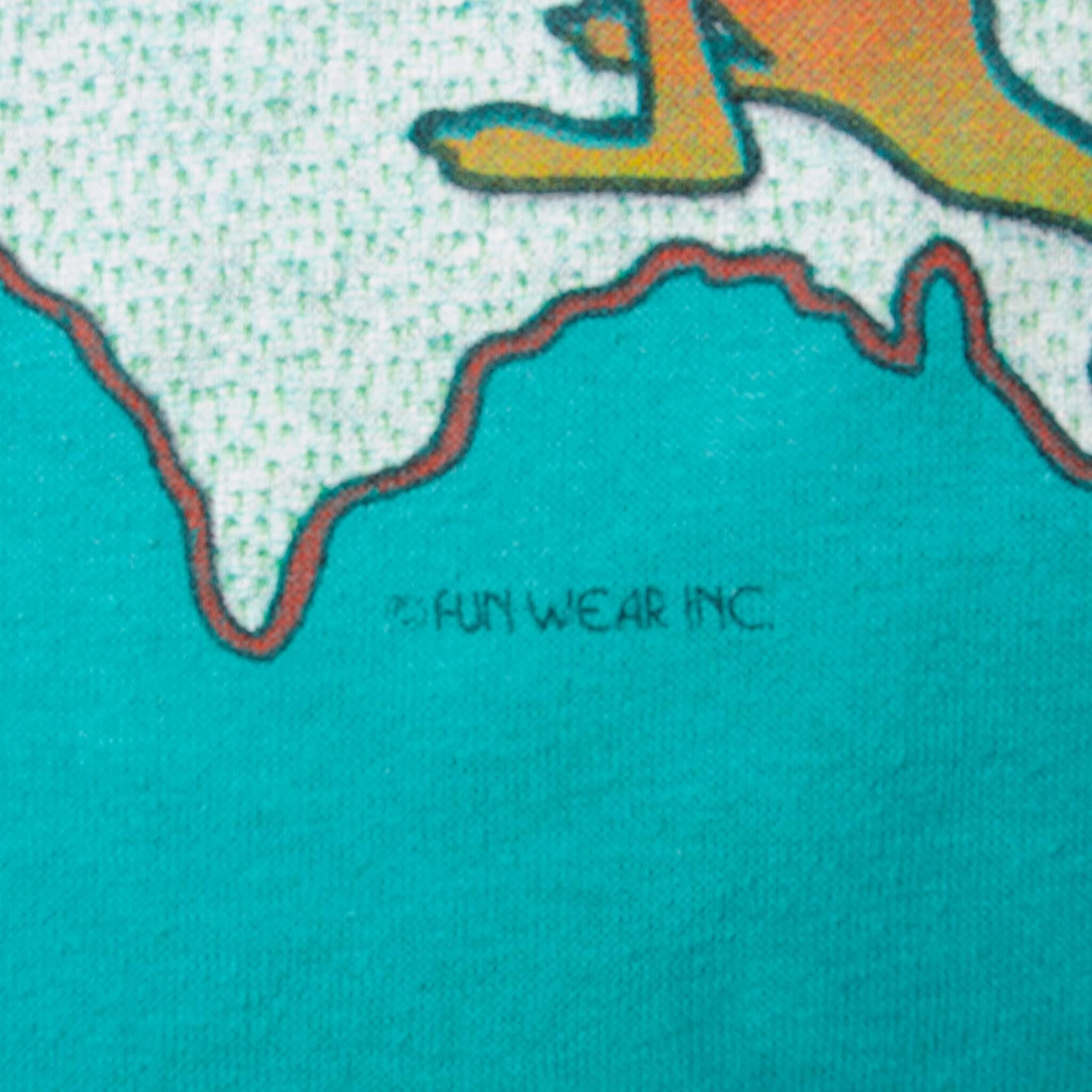 VINTAGE SURFING AUSTRALIA SURF TEE SHIRT 1990S SIZE MEDIUM