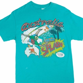 VINTAGE SURFING AUSTRALIA SURF TEE SHIRT 1990S SIZE MEDIUM