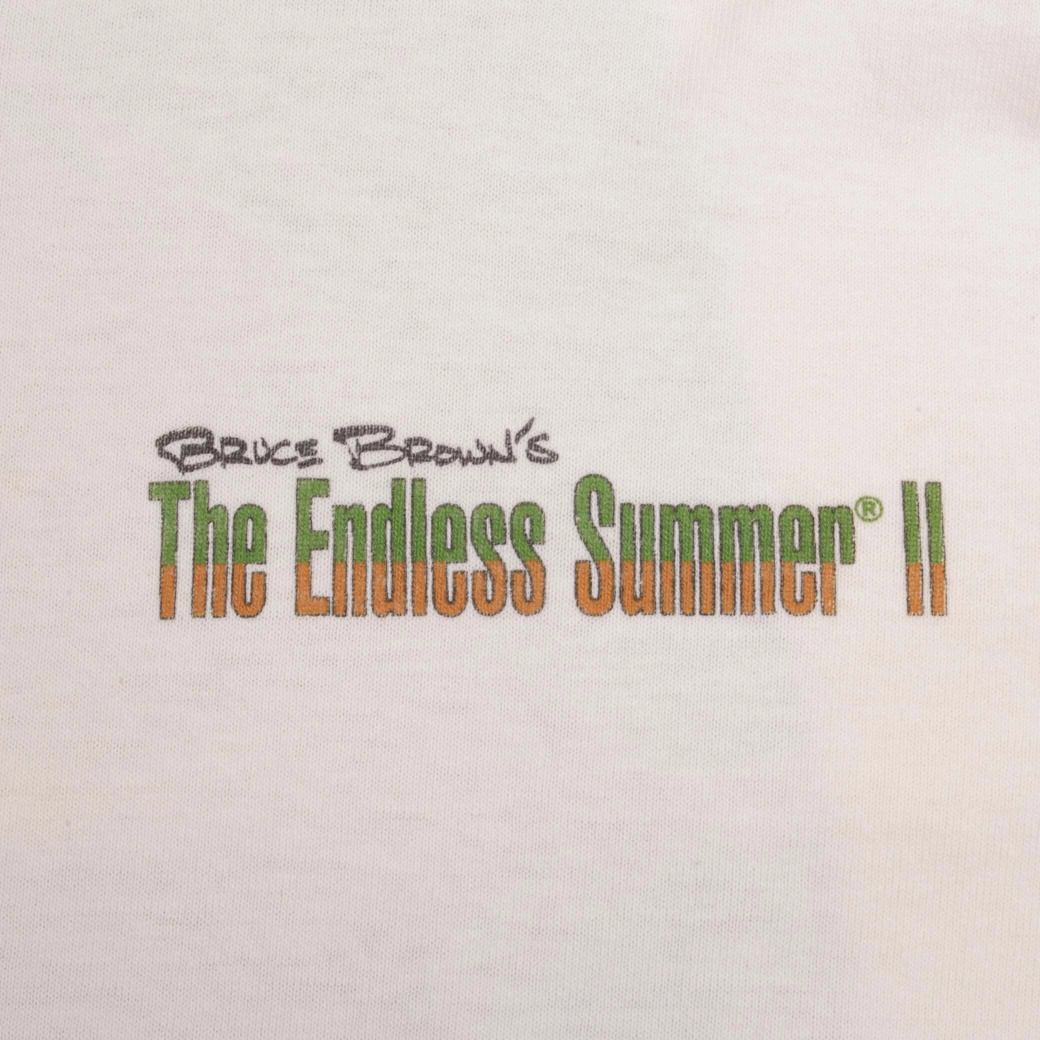 VINTAGE THE ENDLESS SUMMER II BRUCE BROWN SURF TEE SHIRT 1993 LARGE MADE USA