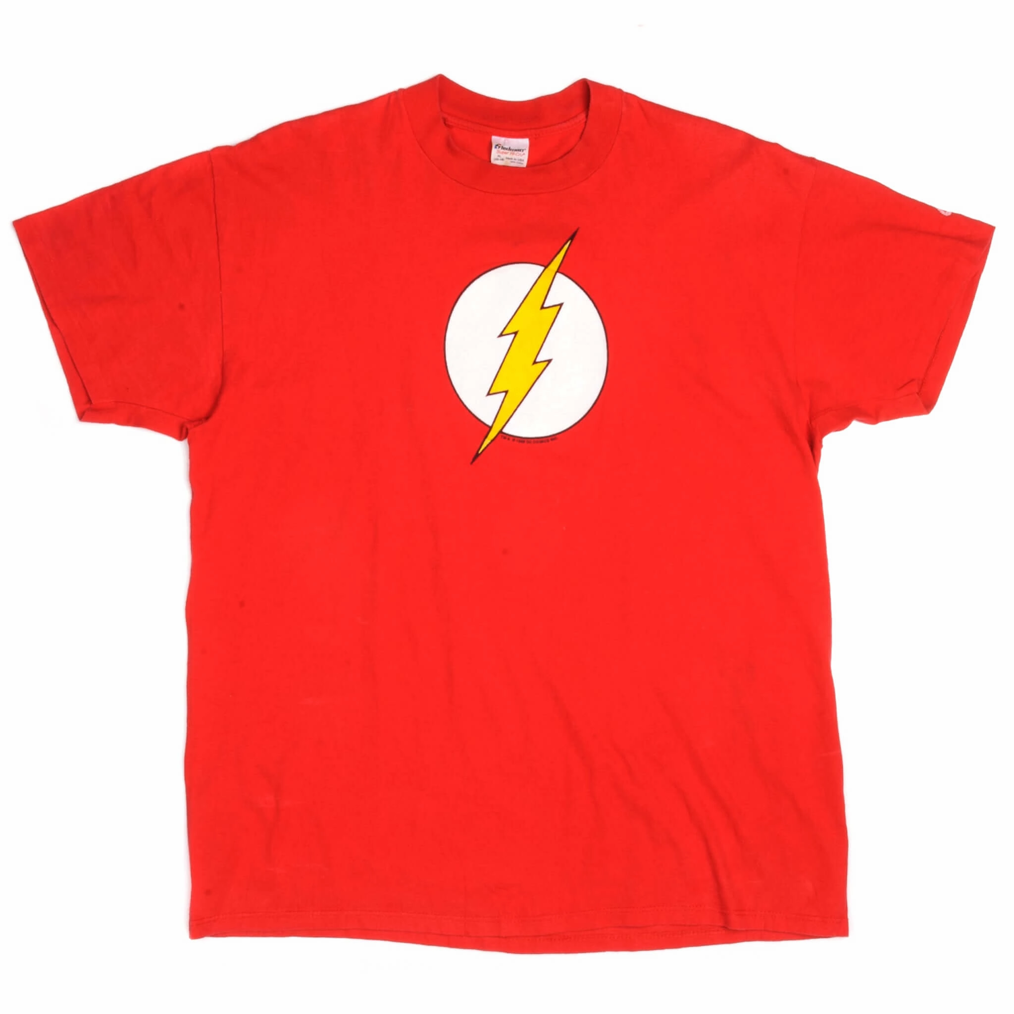 VINTAGE THE FLASH DC COMICS TEE SHIRT 1988 SIZE LARGE MADE IN USA