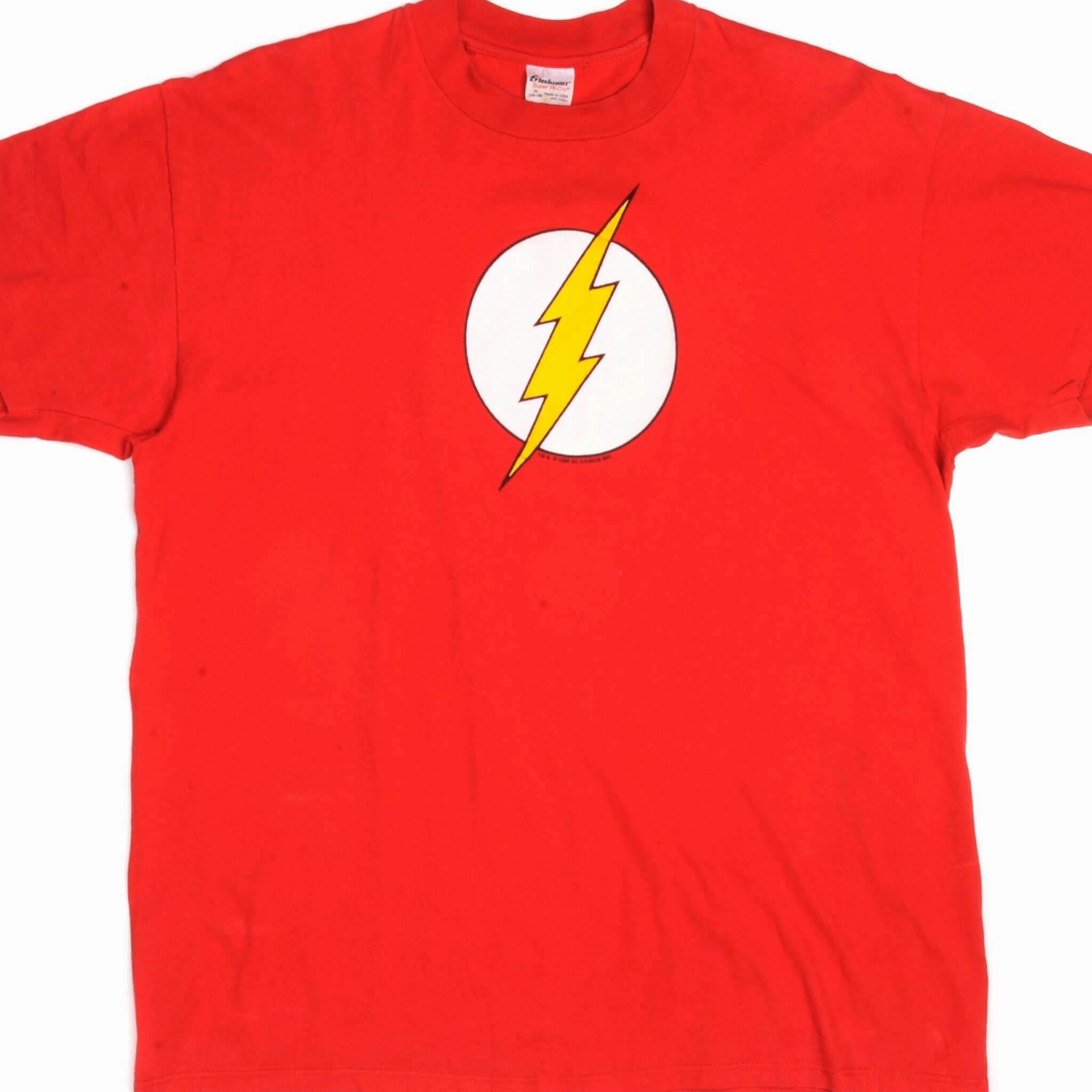 VINTAGE THE FLASH DC COMICS TEE SHIRT 1988 SIZE LARGE MADE IN USA