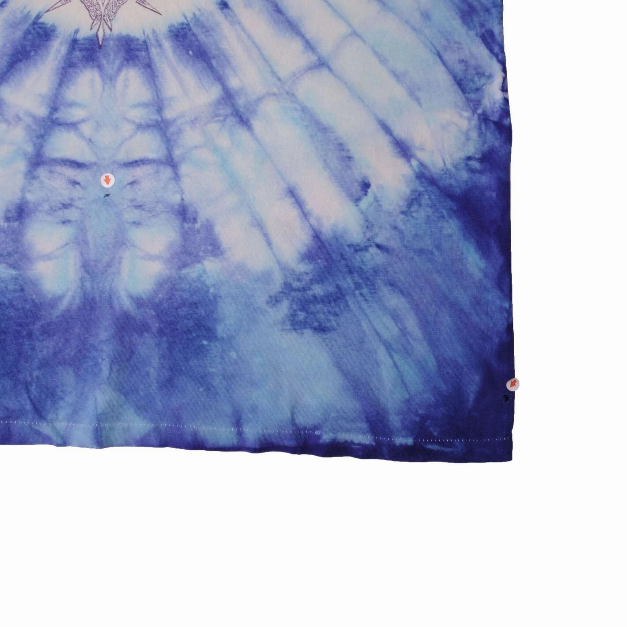 VINTAGE TIE DYE AMERICAN INDIAN JAVIER AGREDO TEE SHIRT 1992 XL MADE USA