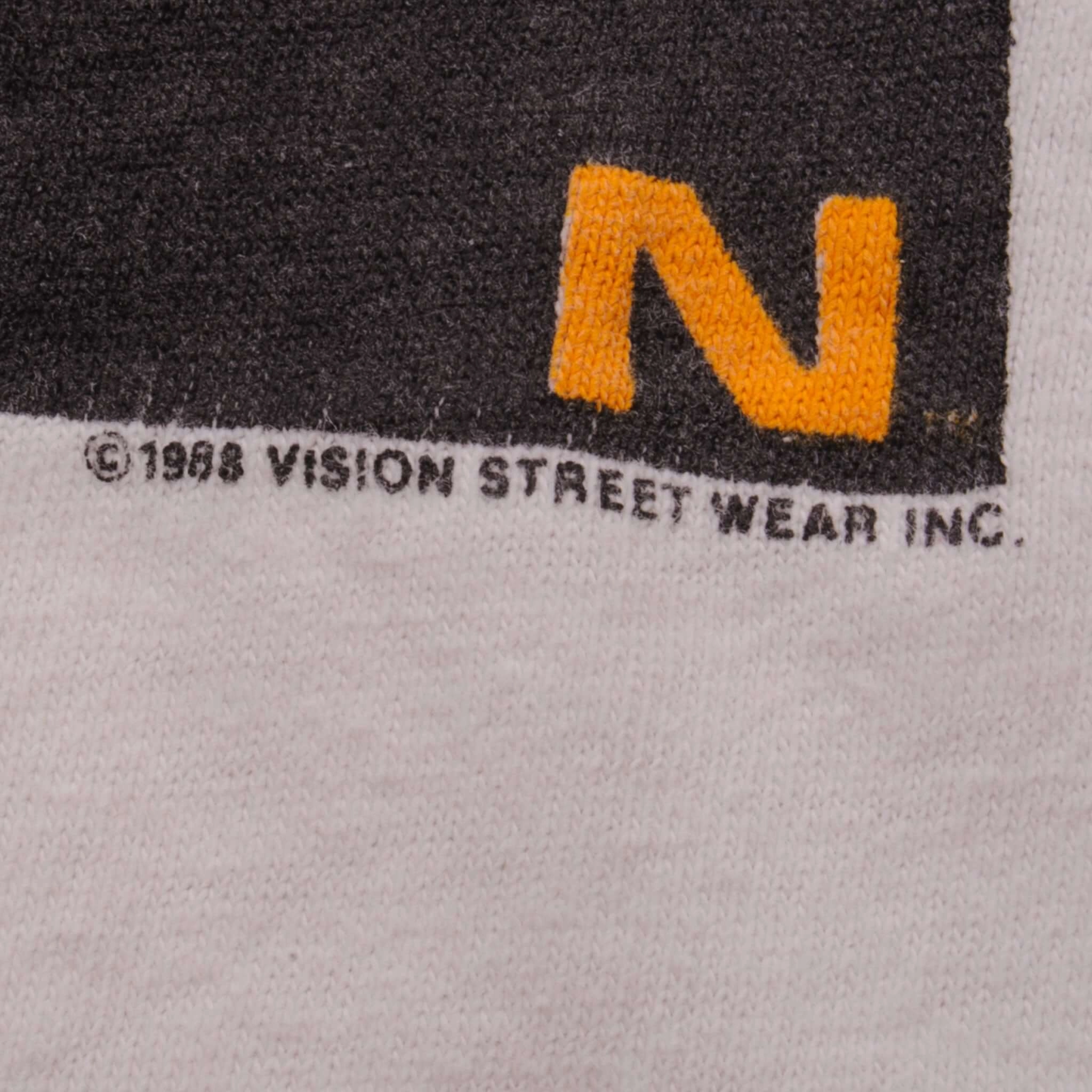 VINTAGE VISION STREETWEAR SKATE 1988 TEE SHIRT SIZE MEDIUM MADE IN USA
