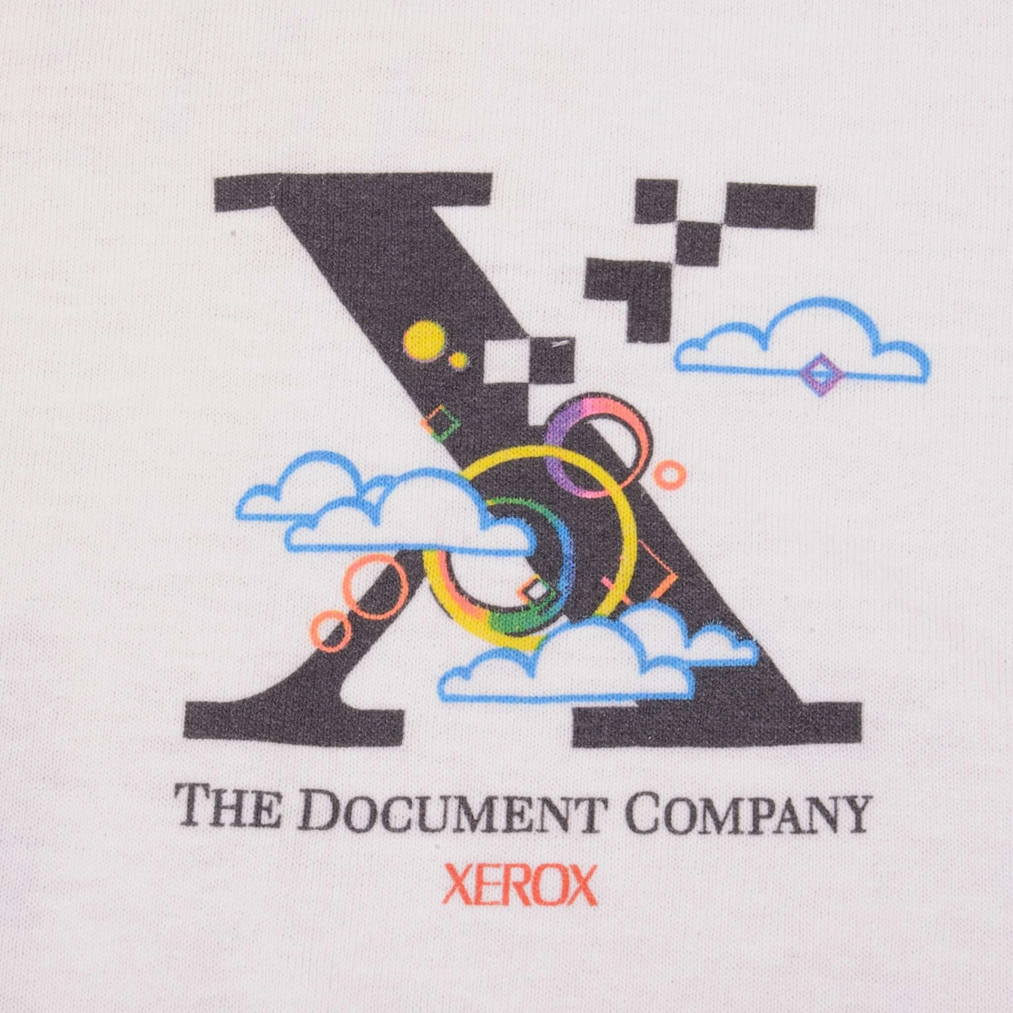VINTAGE XEROX THE DOCUMENT COMPANY TEE SHIRT 1990S SIZE LARGE