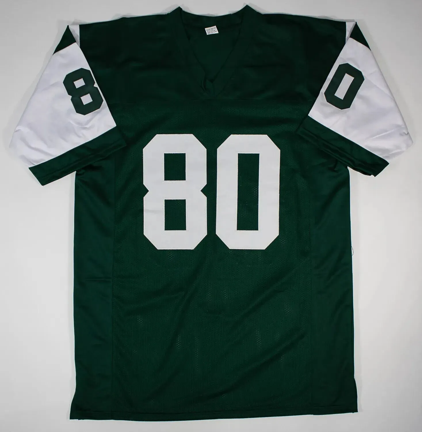 Wayne Chrebet Signed New York Jets Jersey ROH 2014 (Beckett) Ex-Hofstra W.R.