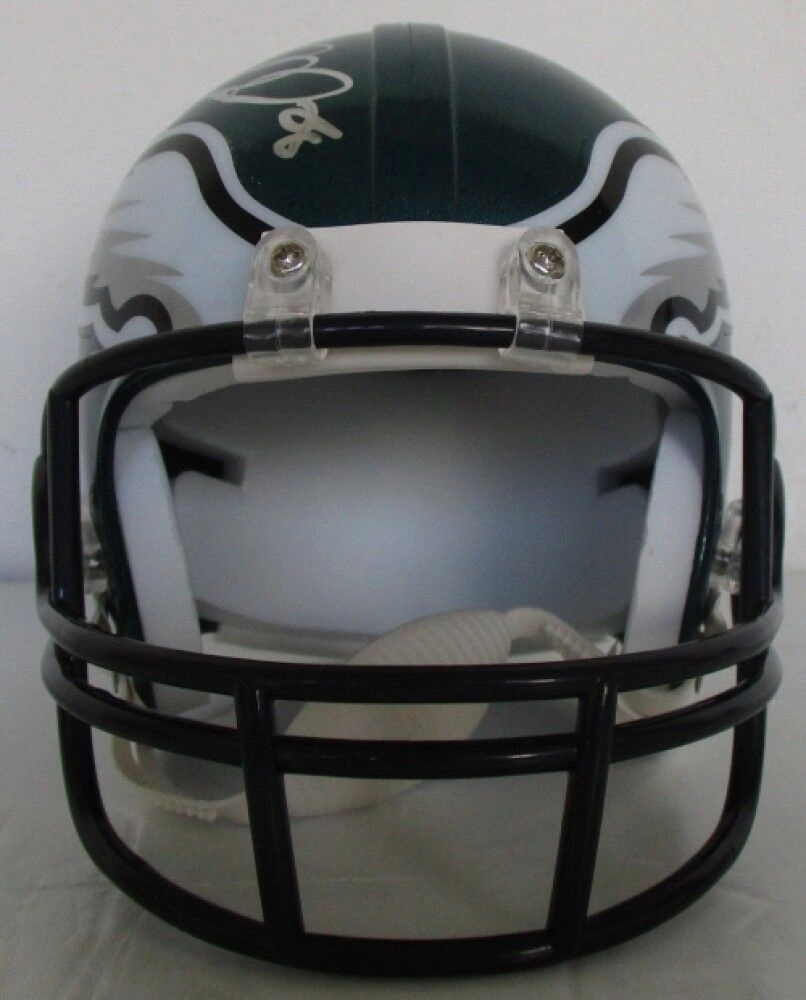 Wendell Smallwood Signed Eagles Mini Helmet (JSA COA) 2016 5th Rnd Pick R.B.