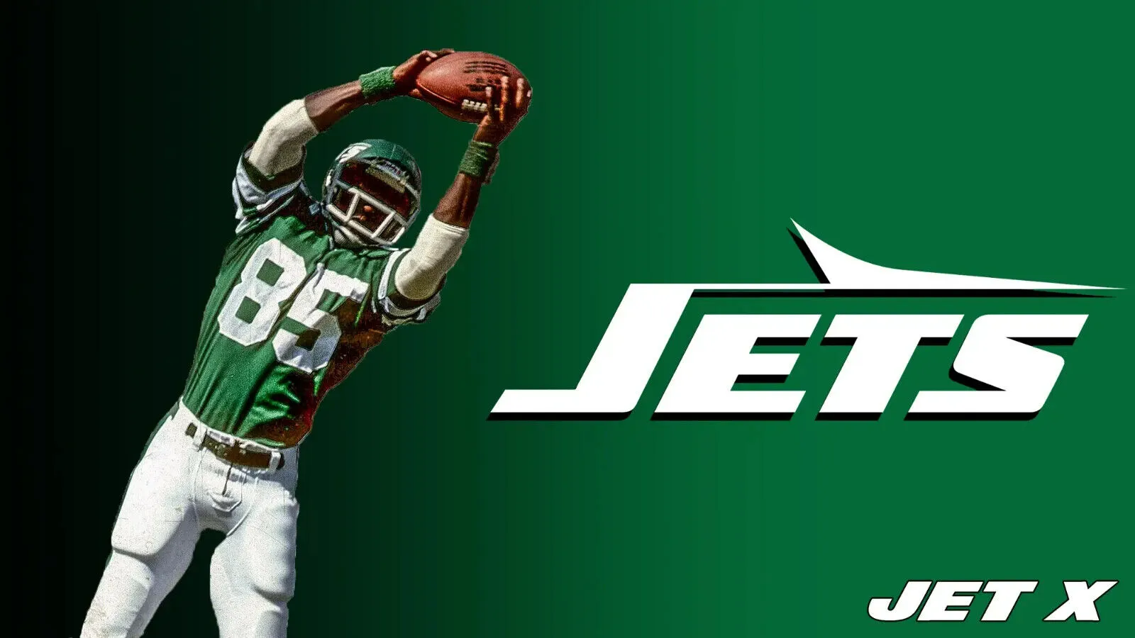 Wesley Walker Signed New York Jets Speed Mini Helmet (Beckett) 2xPro Bowl W.R.